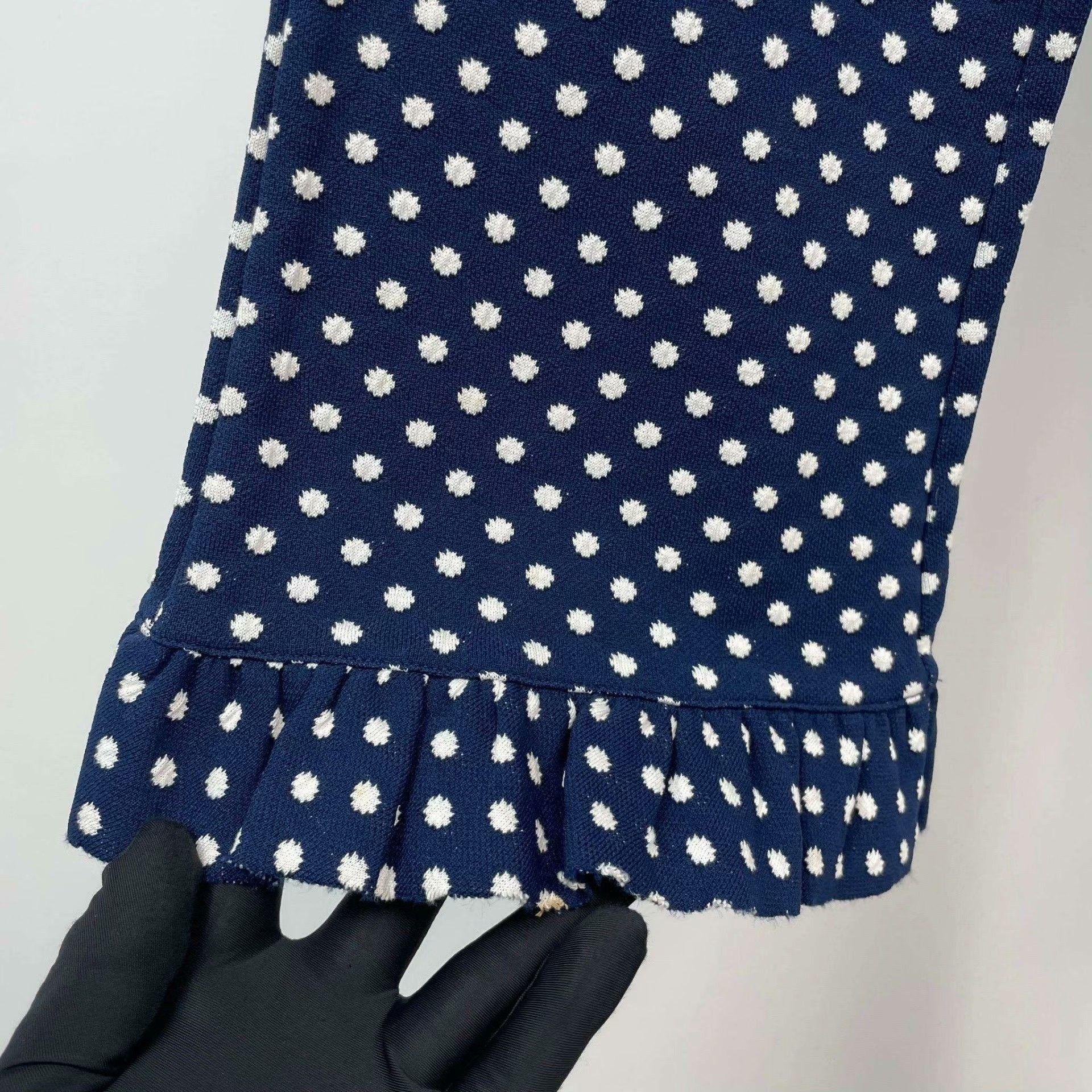 Miu Miu Miu Miu Knitted Polka Dot Pants Size 38" / US 16 / IT 52 - 4 Thumbnail