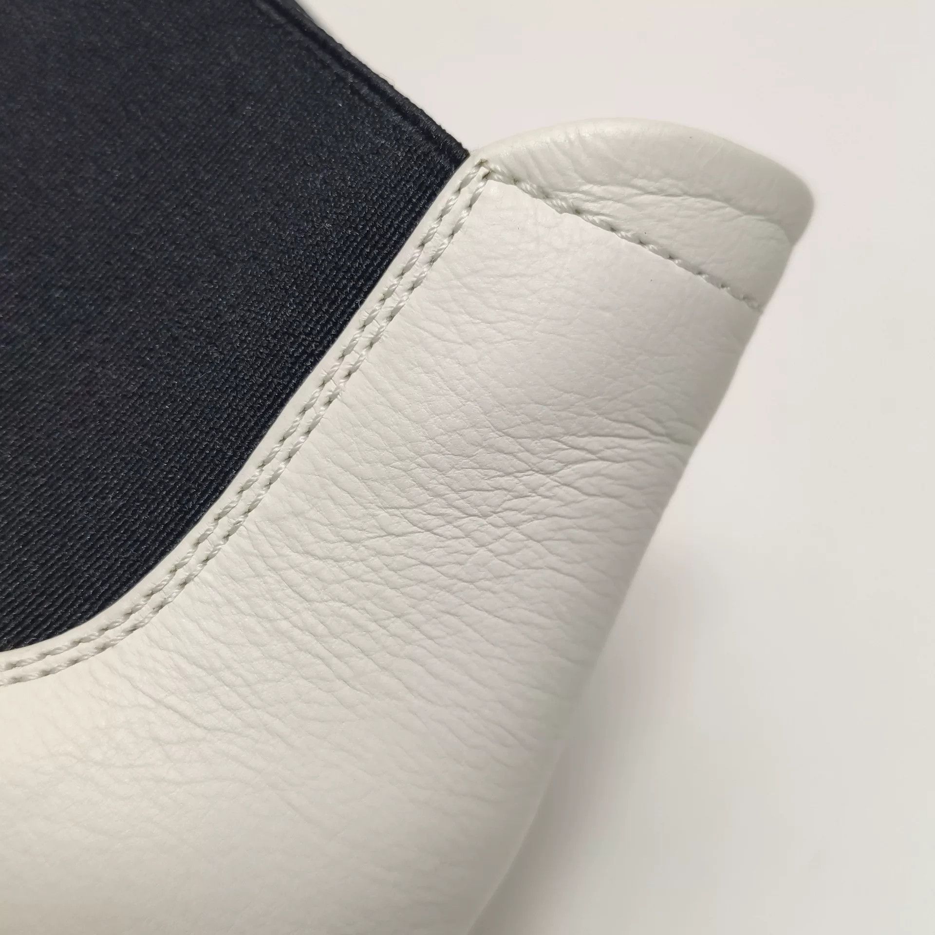 Chanel Chanel Black White Short Boots Size US 7.5 / IT 37.5 - 6 Thumbnail