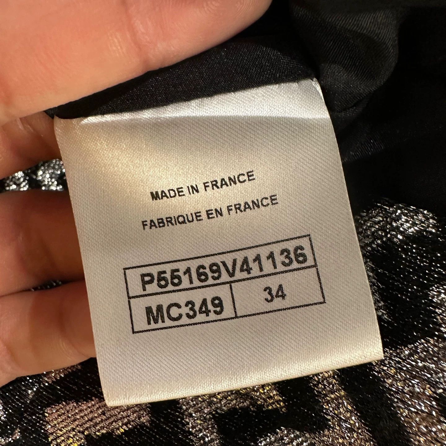 Chanel Chanel Tweed Checkered Skirt 34 Size 34" / US 12 / IT 48 - 4 Thumbnail