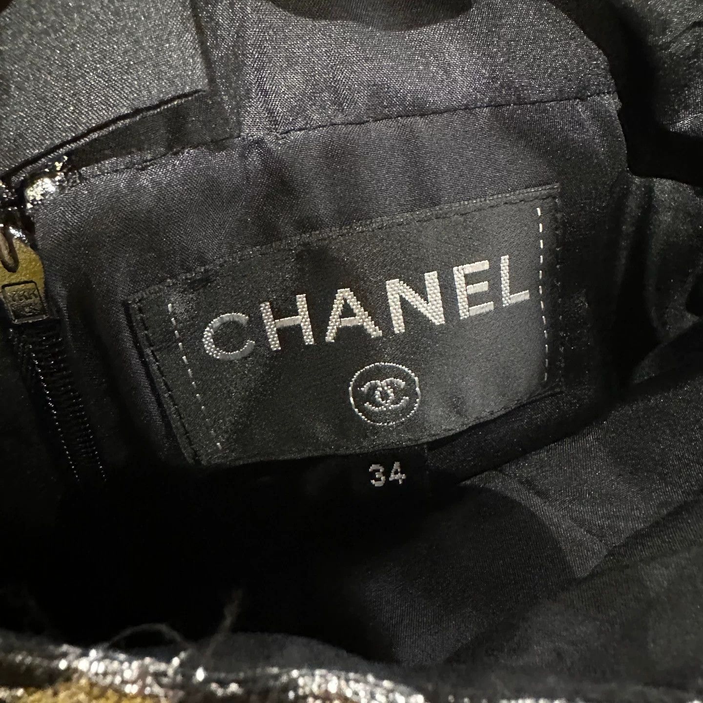 Chanel Chanel Tweed Checkered Skirt 34 Size 34" / US 12 / IT 48 - 3 Thumbnail