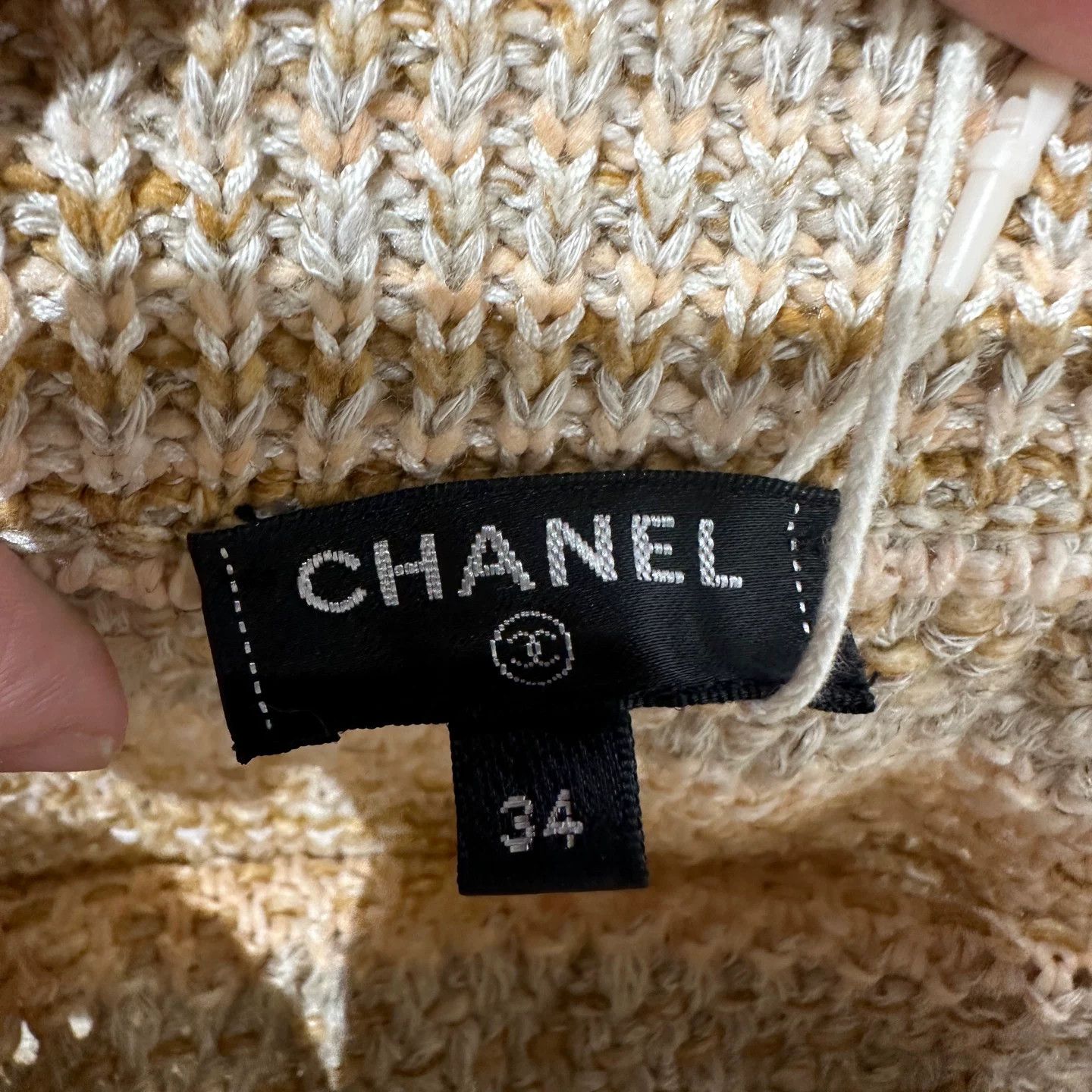 Chanel Chanel Mixed Color Woven Fringe Skirt Size 34" / US 12 / IT 48 - 3 Thumbnail