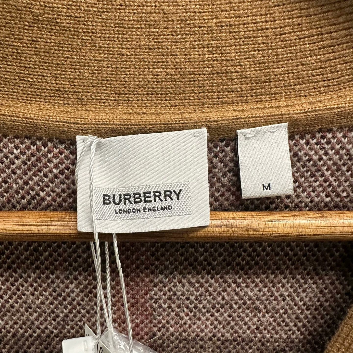 Burberry Burberry Check Wool Cardigan Size M / US 6-8 / IT 42-44 - 3 Thumbnail