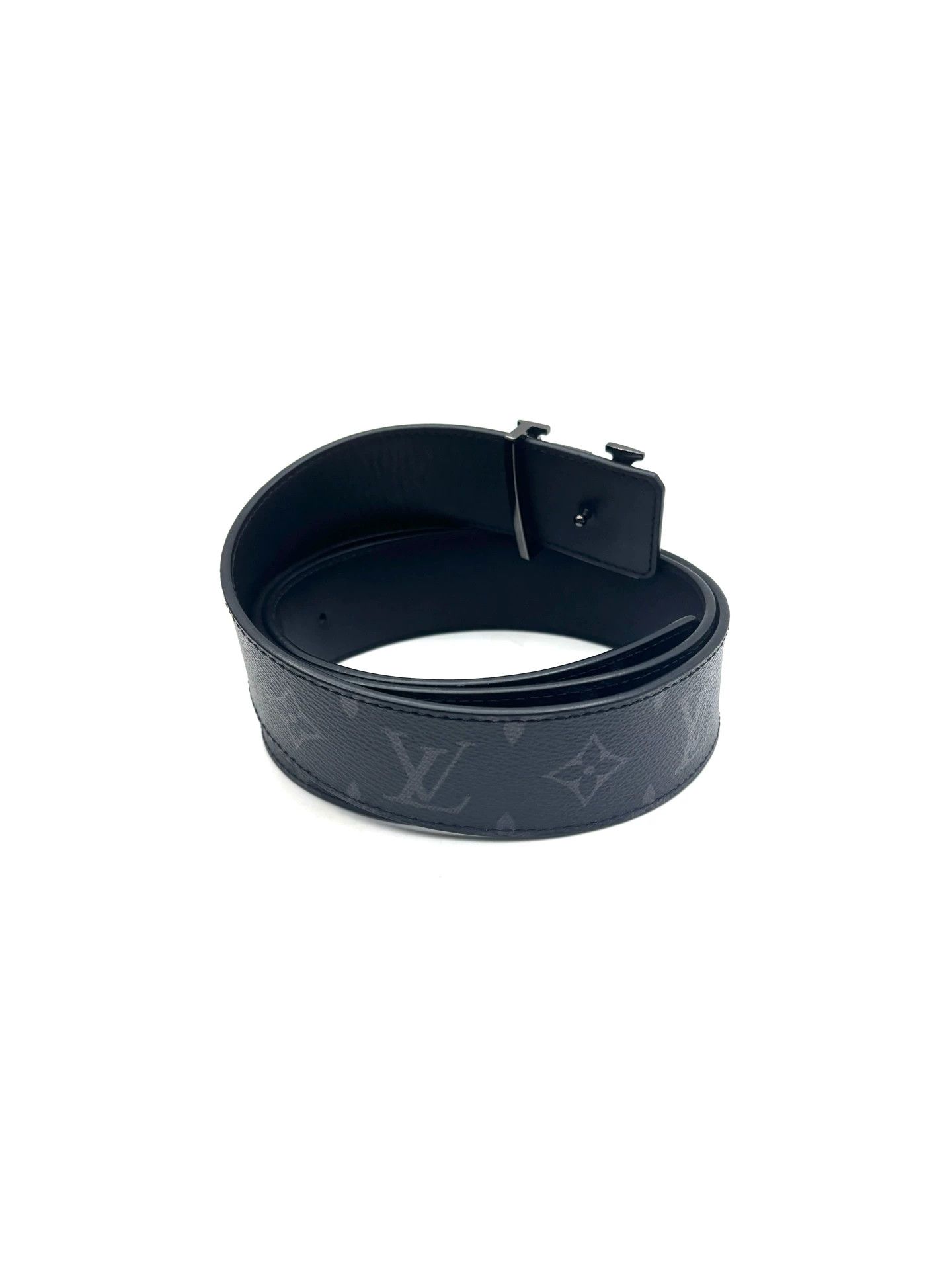 Louis Vuitton LV Initiales Monogram Leather Belt Size ONE SIZE - 3 Thumbnail