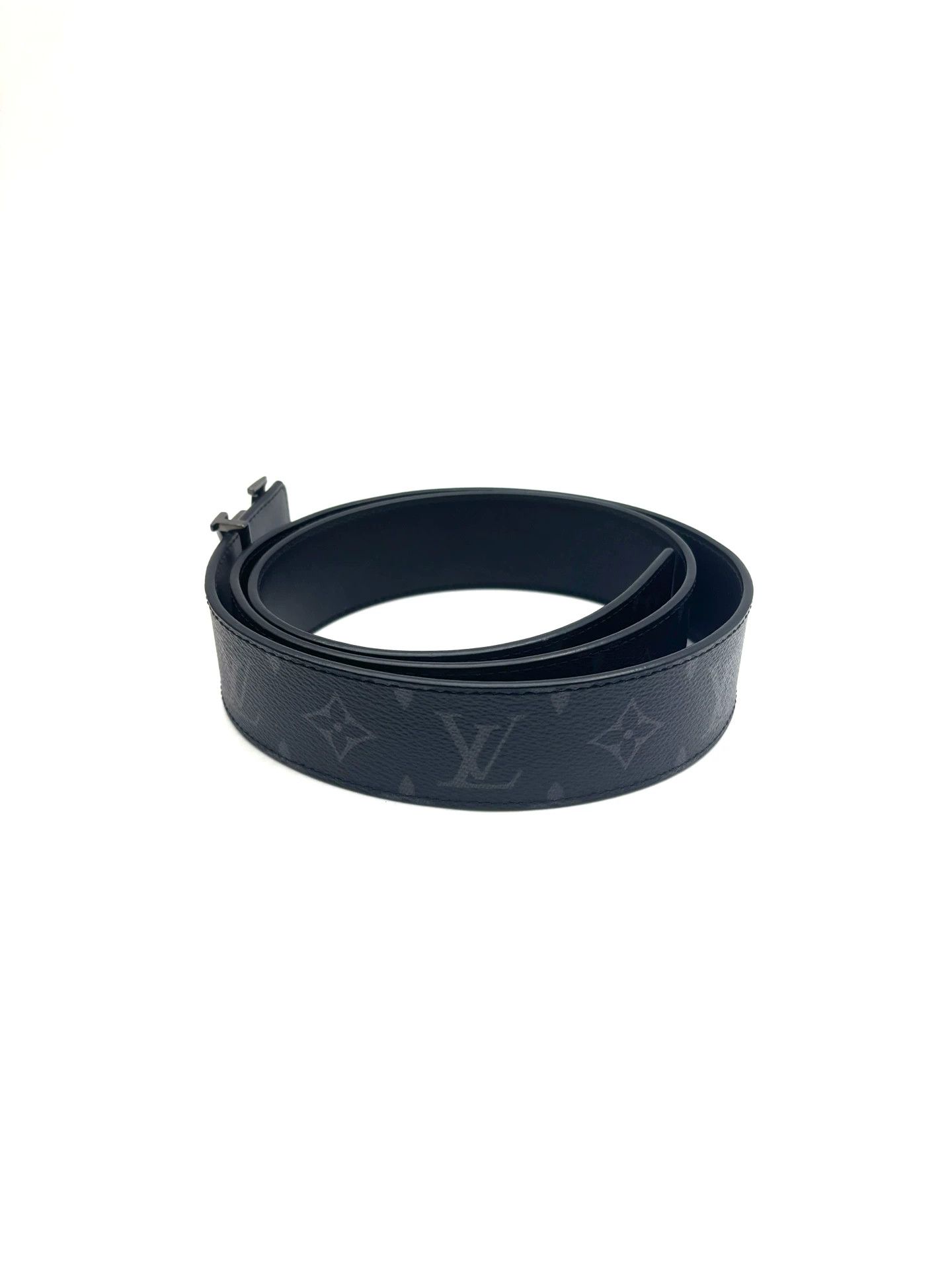 Louis Vuitton LV Initiales Monogram Leather Belt Size ONE SIZE - 4 Thumbnail