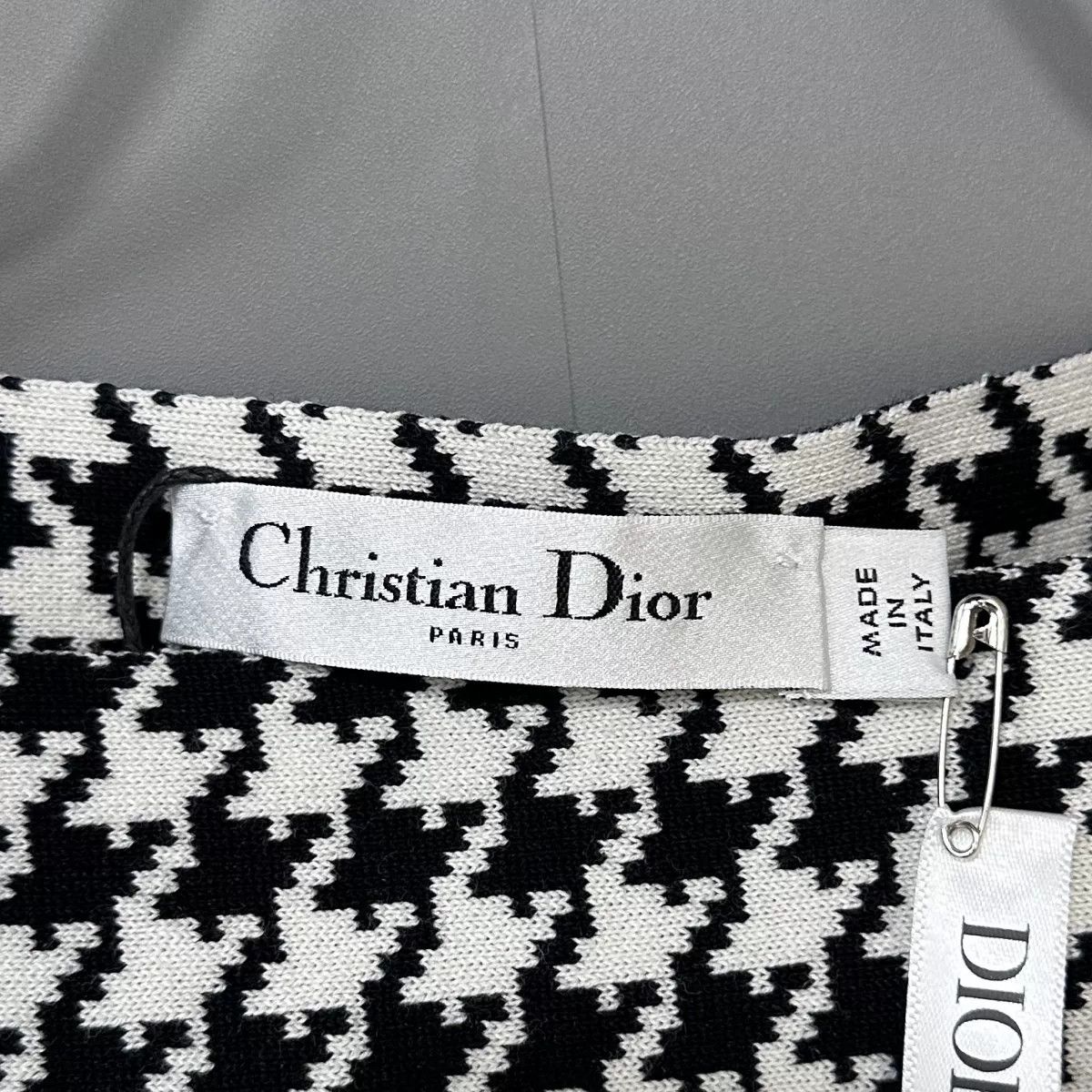 Dior Dior Sleeveless Houndstooth Dress Size S / US 4 / IT 40 - 5 Thumbnail
