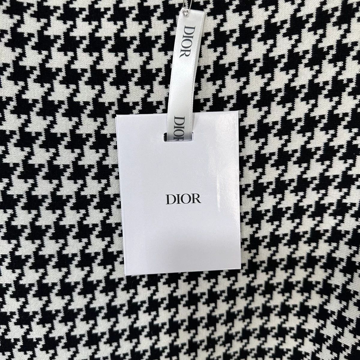 Dior Dior Sleeveless Houndstooth Dress Size S / US 4 / IT 40 - 4 Thumbnail
