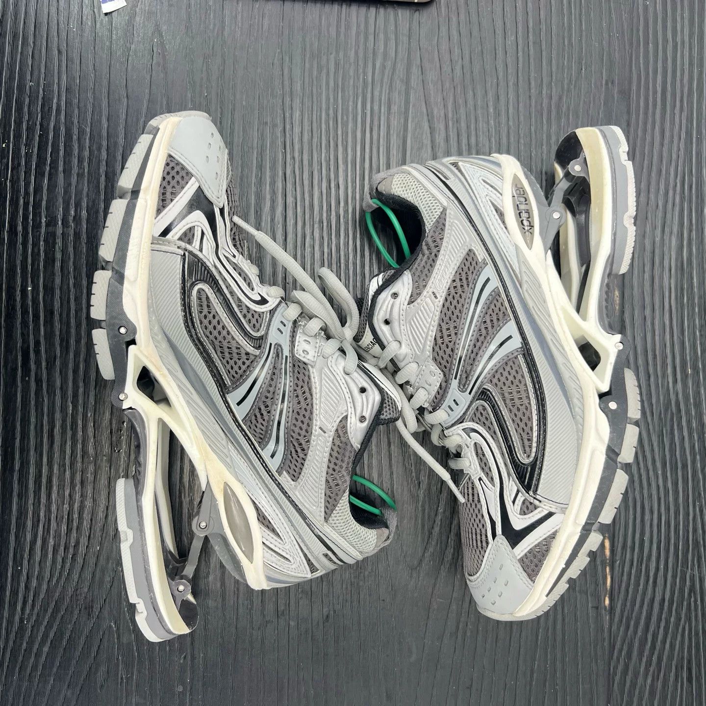 Balenciaga Balenciaga X-Pander Gray Sneakers Used Size US 5 / EU 37 - 6 Thumbnail