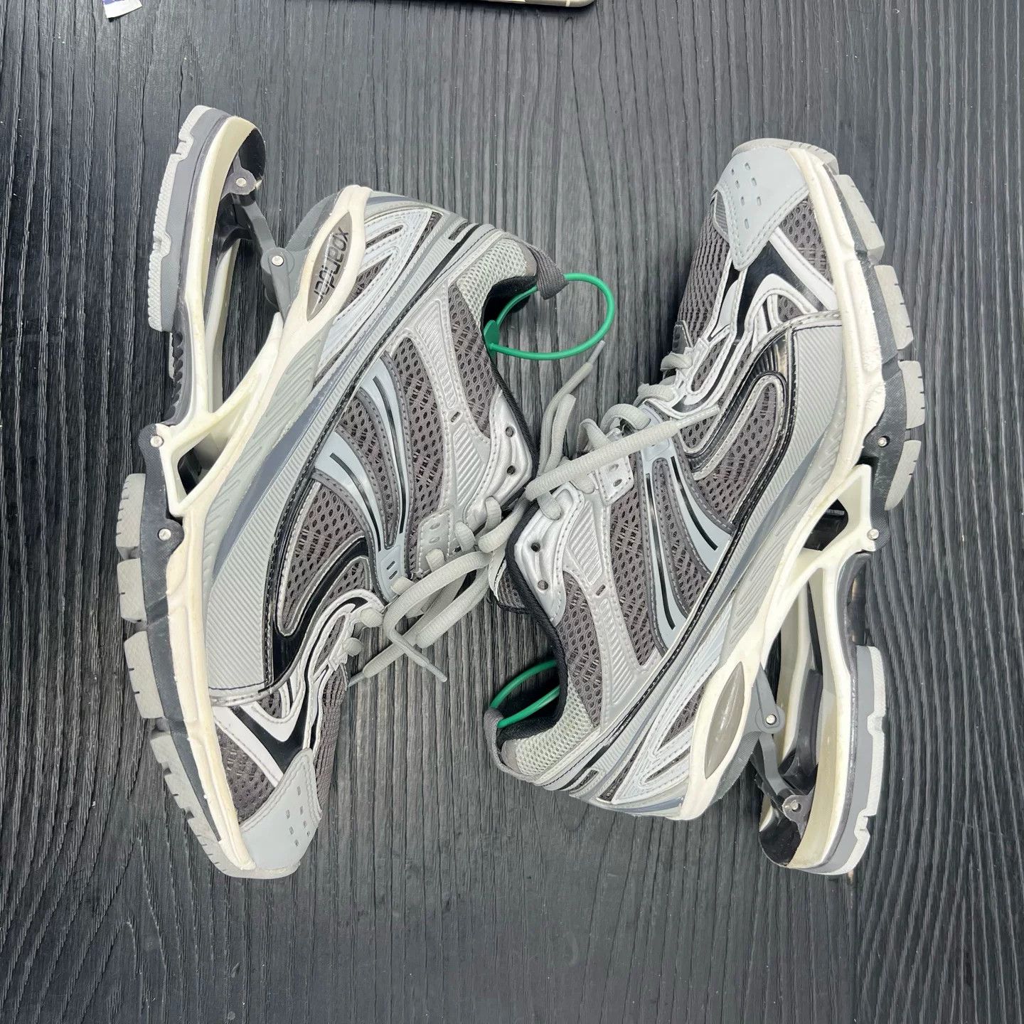 Balenciaga Balenciaga X-Pander Gray Sneakers Used Size US 5 / EU 37 - 7 Thumbnail