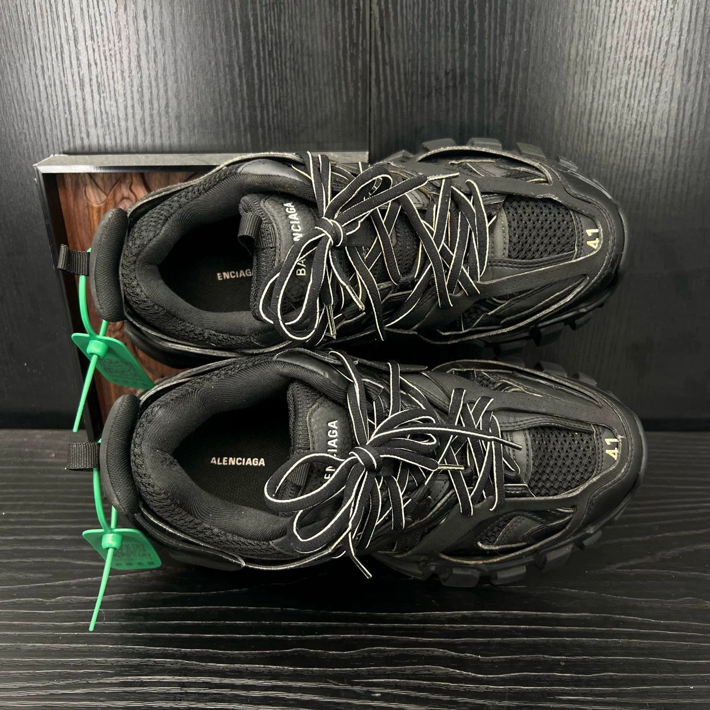 Balenciaga Balenciaga Track Black Used Sneakers Size US 8 / EU 41 - 5 Thumbnail