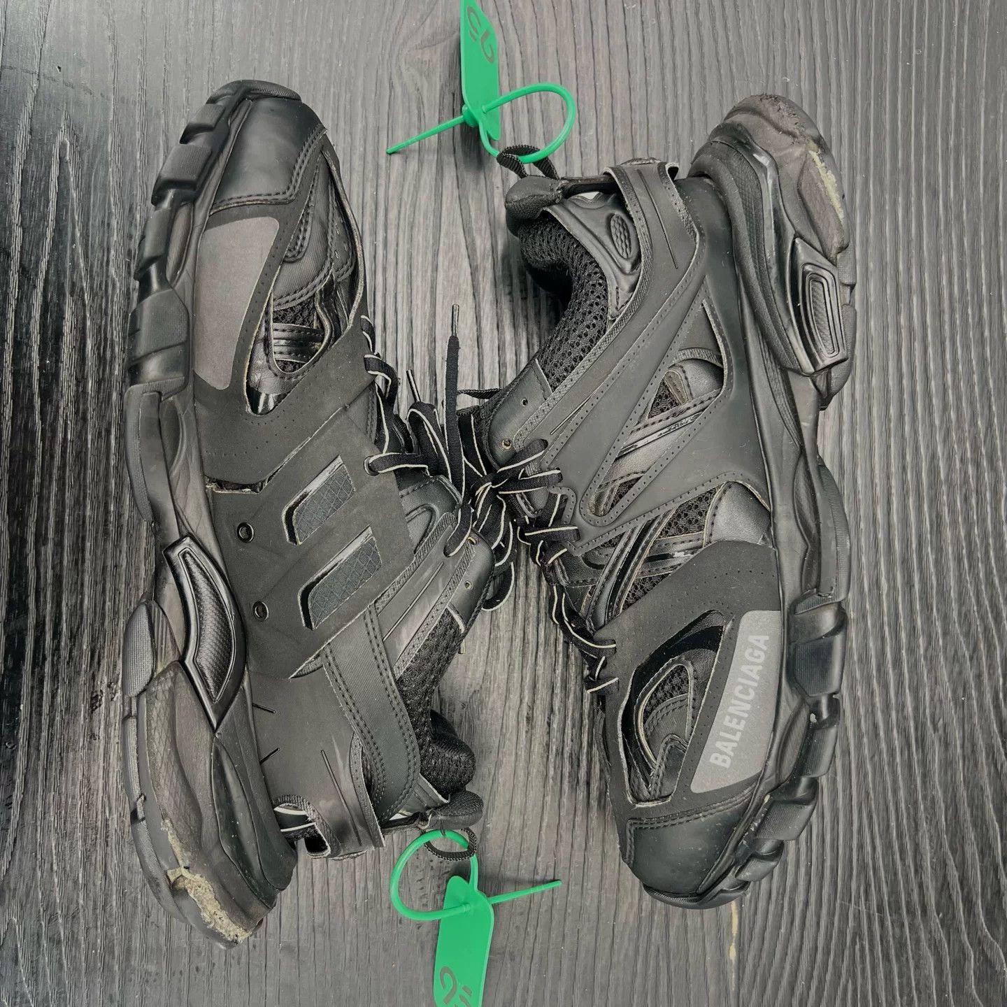 Balenciaga Balenciaga Track Black Used Sneakers Size US 8 / EU 41 - 6 Thumbnail