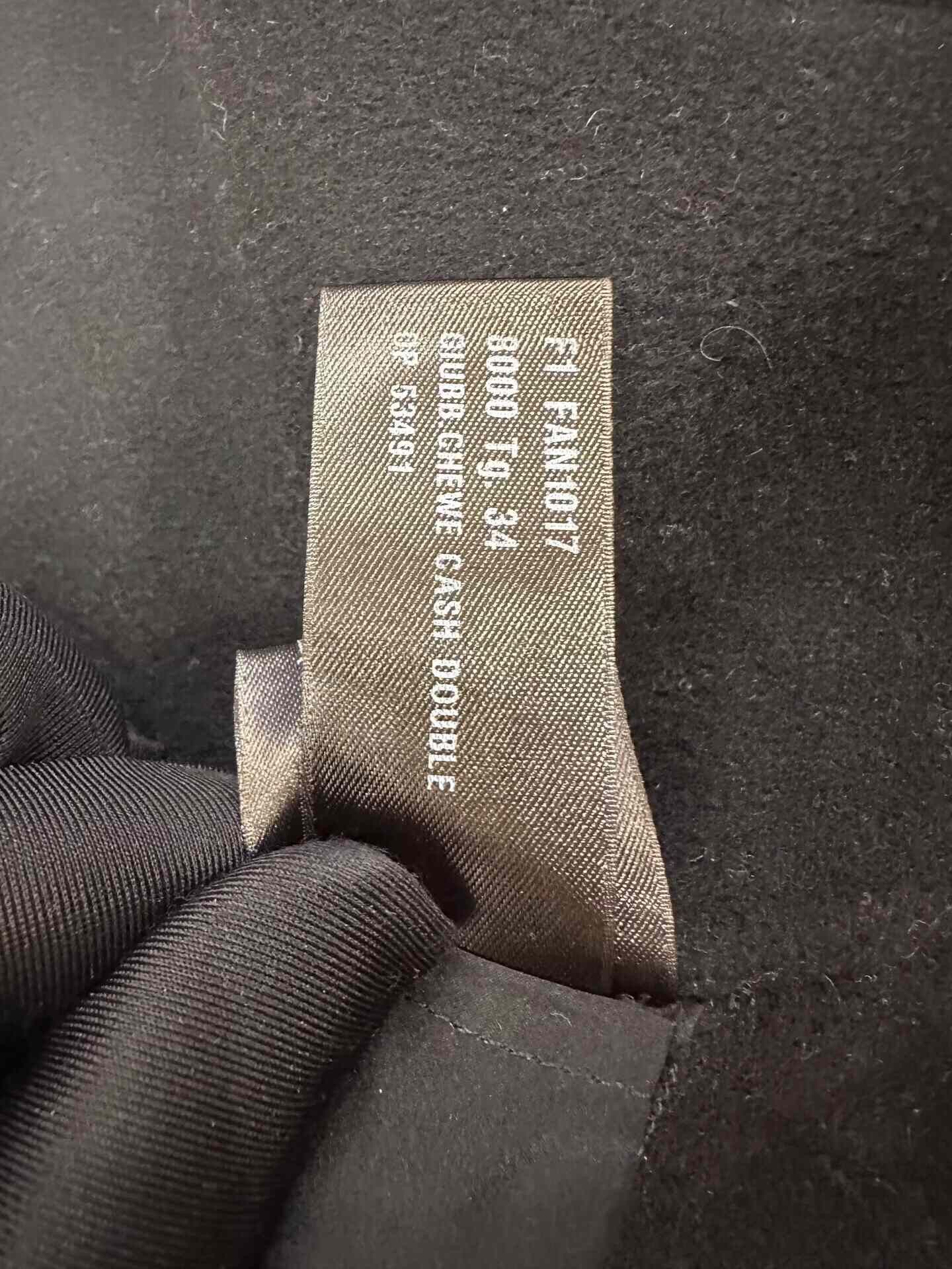 Loro Piana Loro Piana Black Asymmetric Cashmere Jacket Size XXS / US 00 / IT 34 - 8 Thumbnail