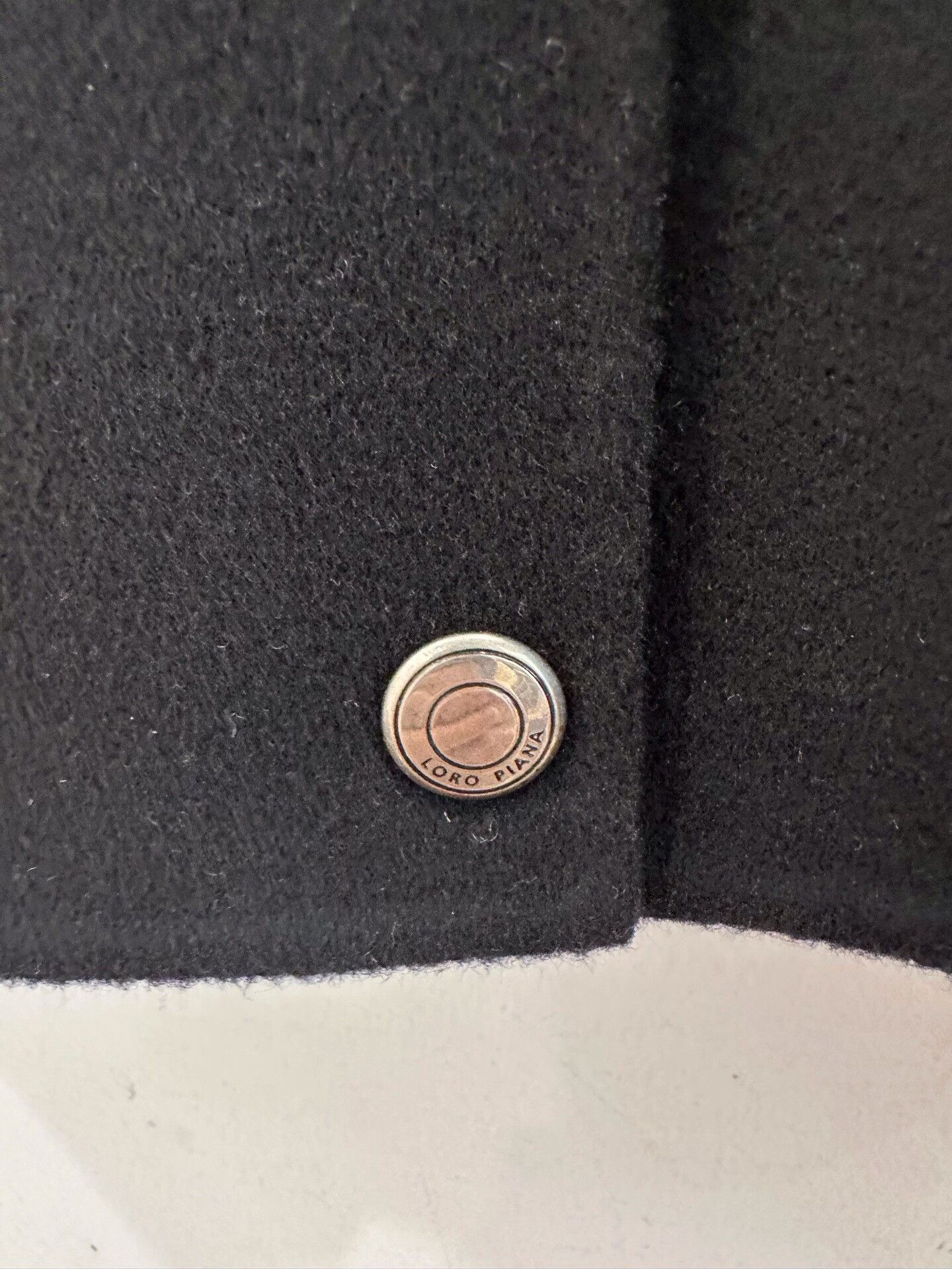 Loro Piana Loro Piana Black Asymmetric Cashmere Jacket Size XXS / US 00 / IT 34 - 4 Thumbnail