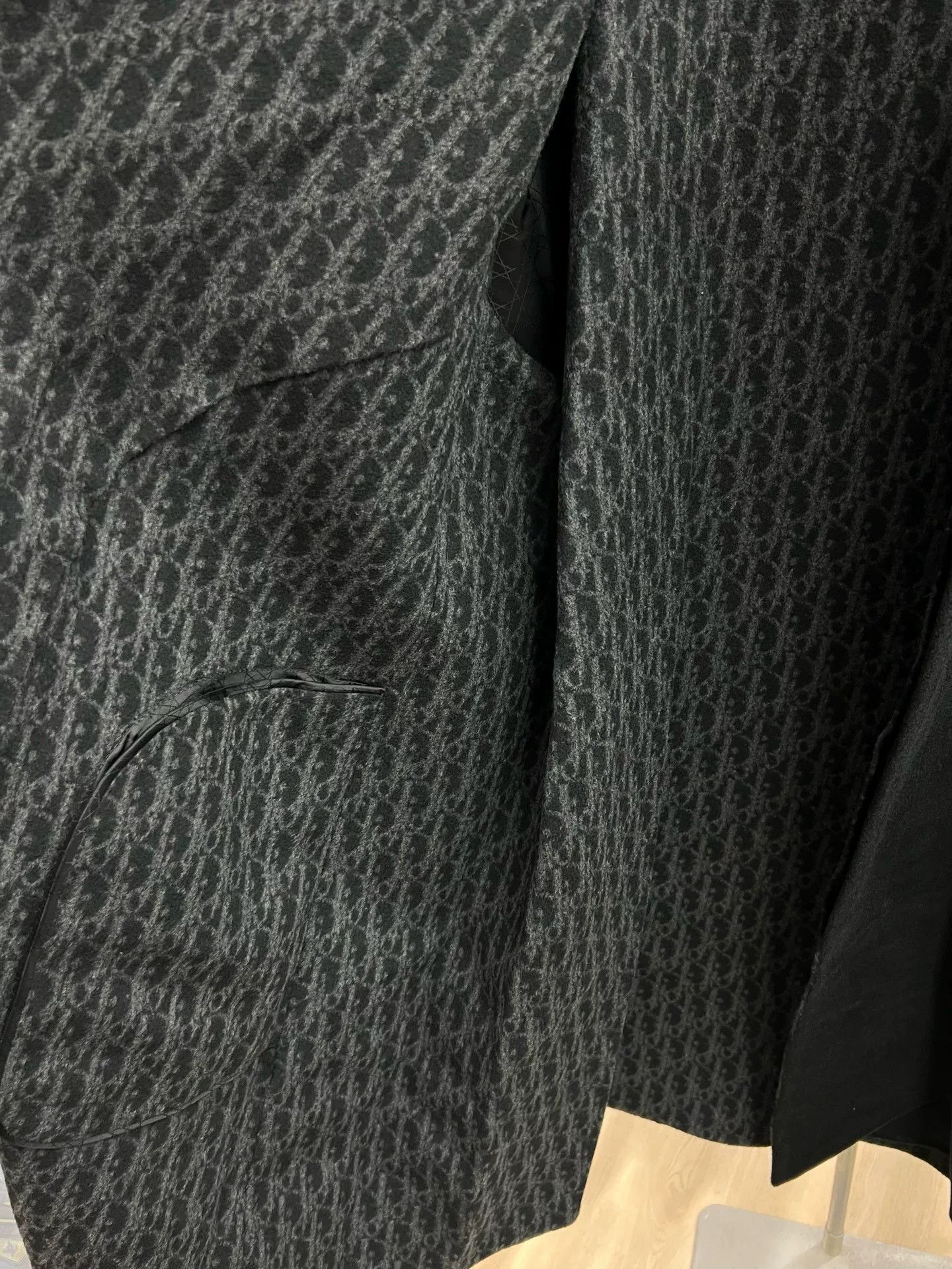 Dior Dior New Black Wool Long Coat Size US M / EU 48-50 / 2 - 5 Thumbnail