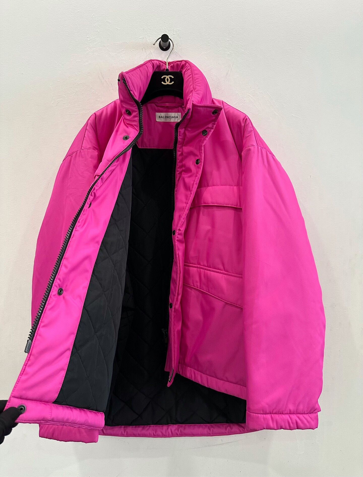 Balenciaga Balenciaga Pink Multi-Pocket Women's Coat Size XS / US 0-2 / IT 36-38 - 4 Thumbnail
