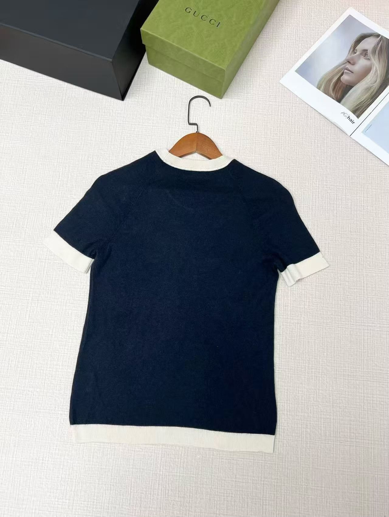 Hermes Hermes Cashmere Knit Short-Sleeve Top Size S / US 4 / IT 40 - 2 Thumbnail