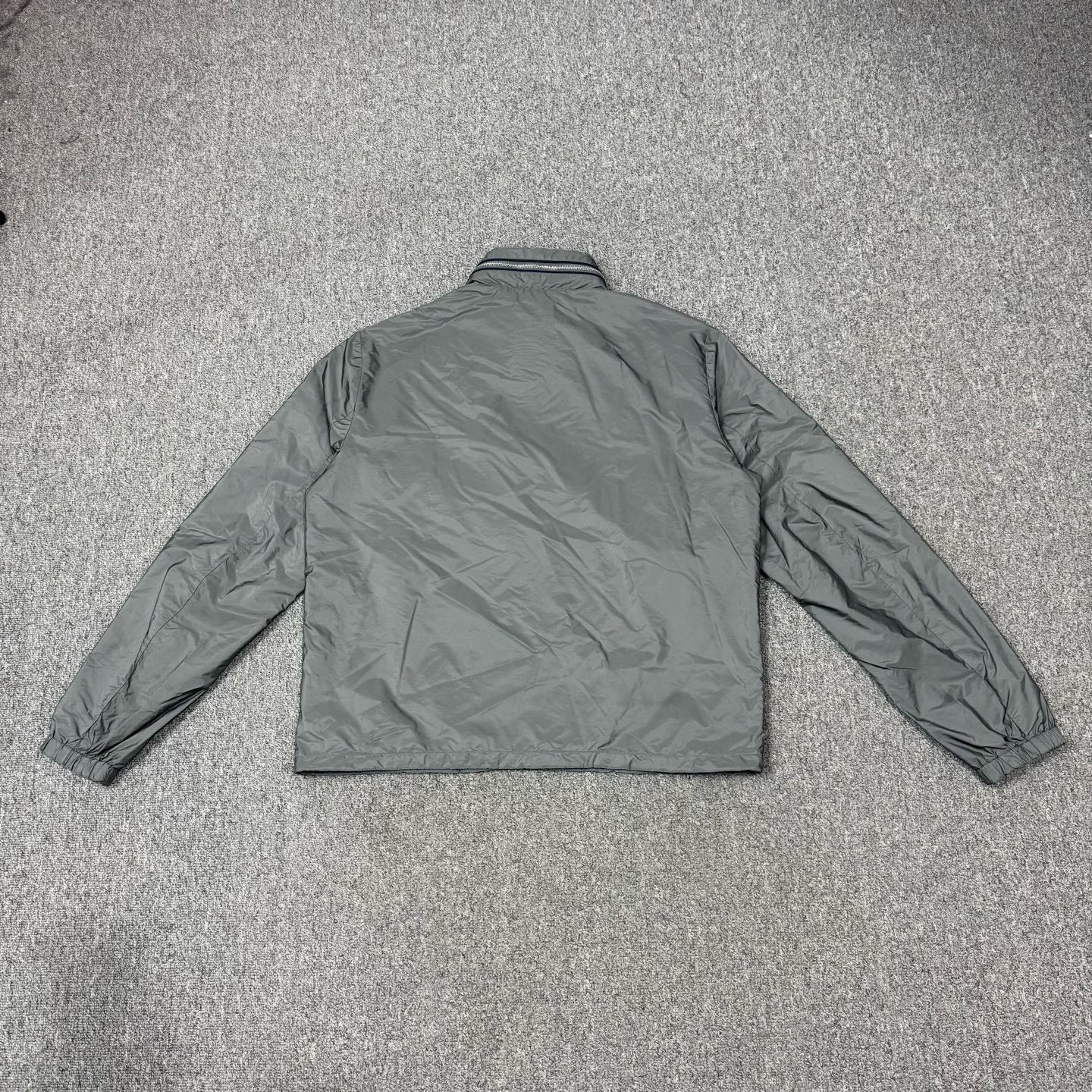 Prada Prada Gray Hidden Hood Zipper Jacket Size US L / EU 52-54 / 3 - 2 Thumbnail