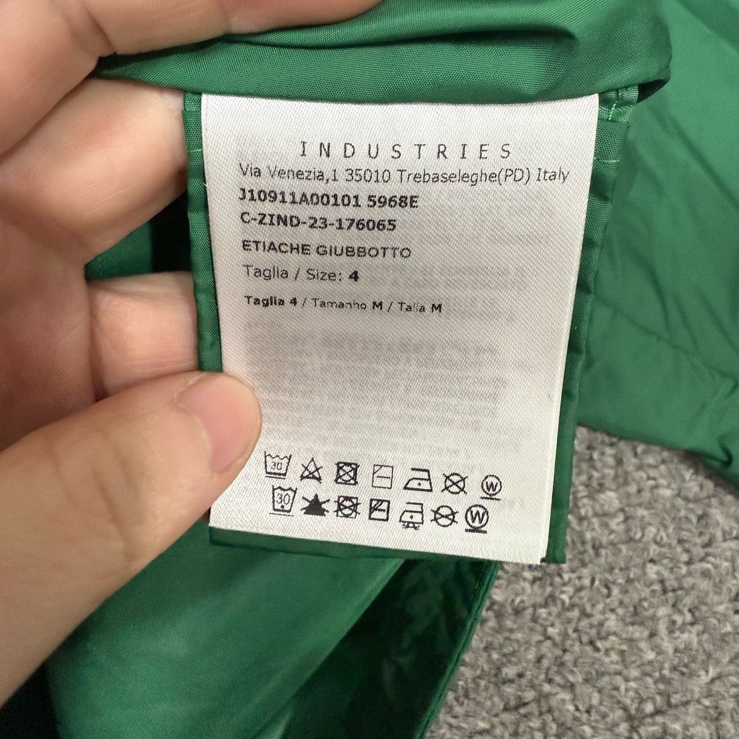 Moncler Moncler Green Hooded Arm Logo Jacket Size US XL / EU 56 / 4 - 4 Thumbnail