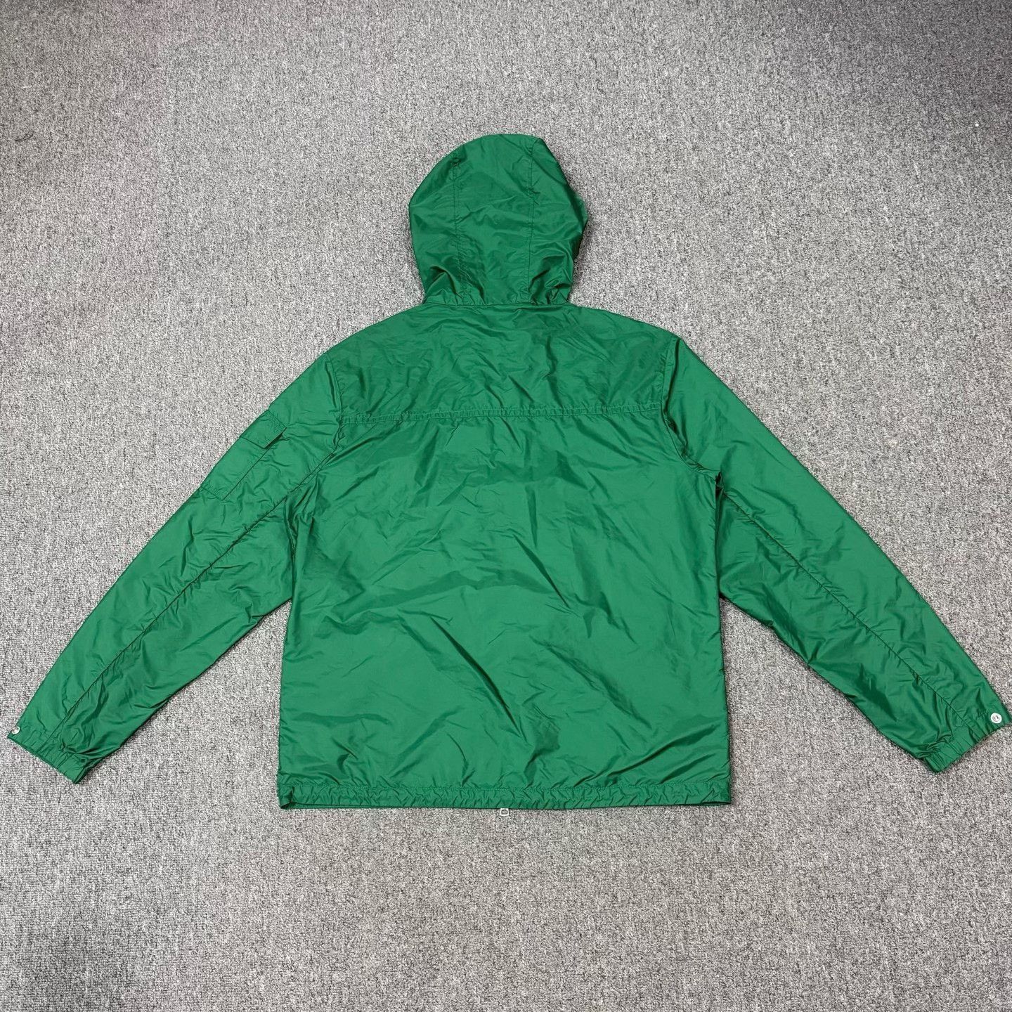 Moncler Moncler Green Hooded Arm Logo Jacket Size US XL / EU 56 / 4 - 2 Thumbnail