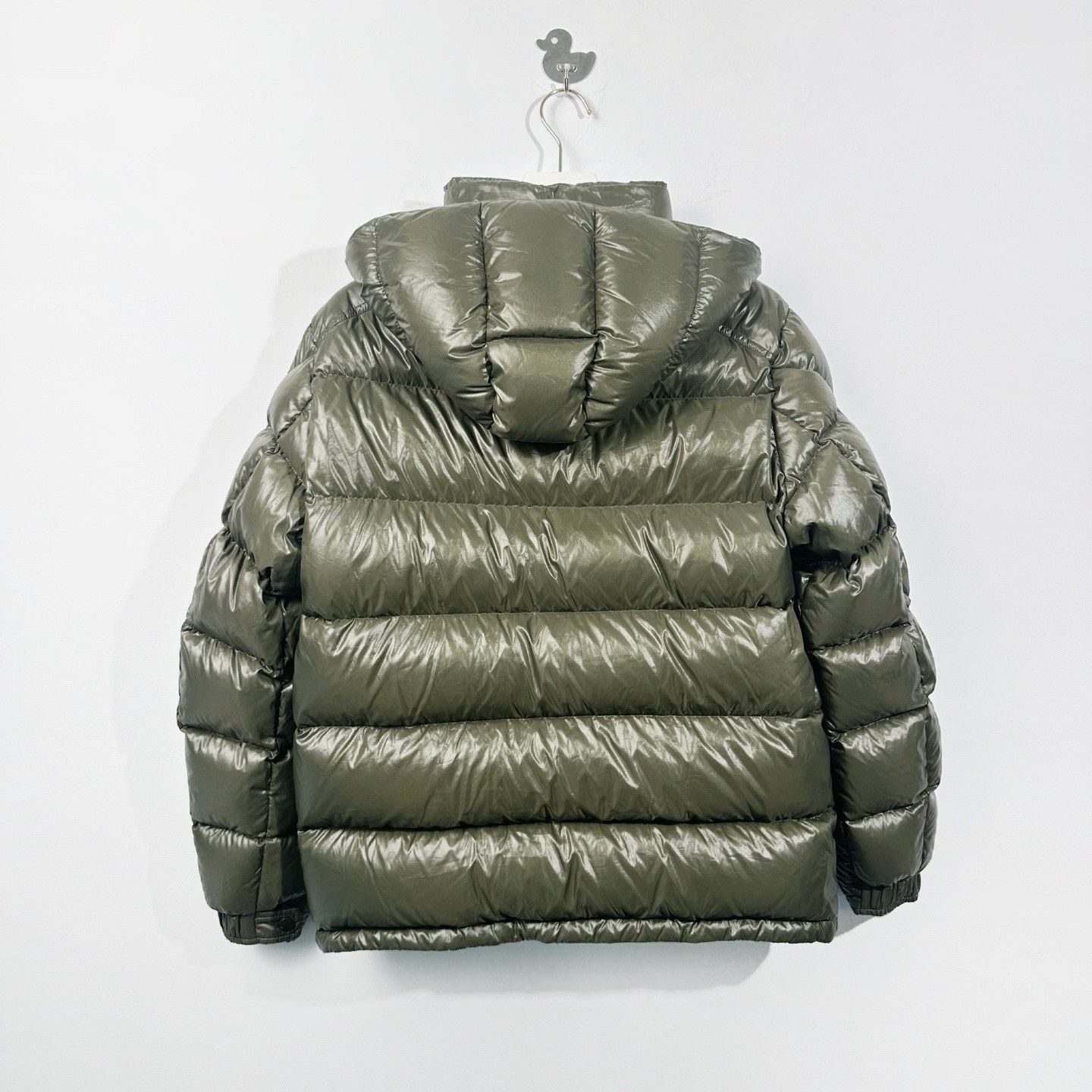 Moncler Moncler Maya Army Green Short Down Jacket Size US XL / EU 56 / 4 - 2 Thumbnail