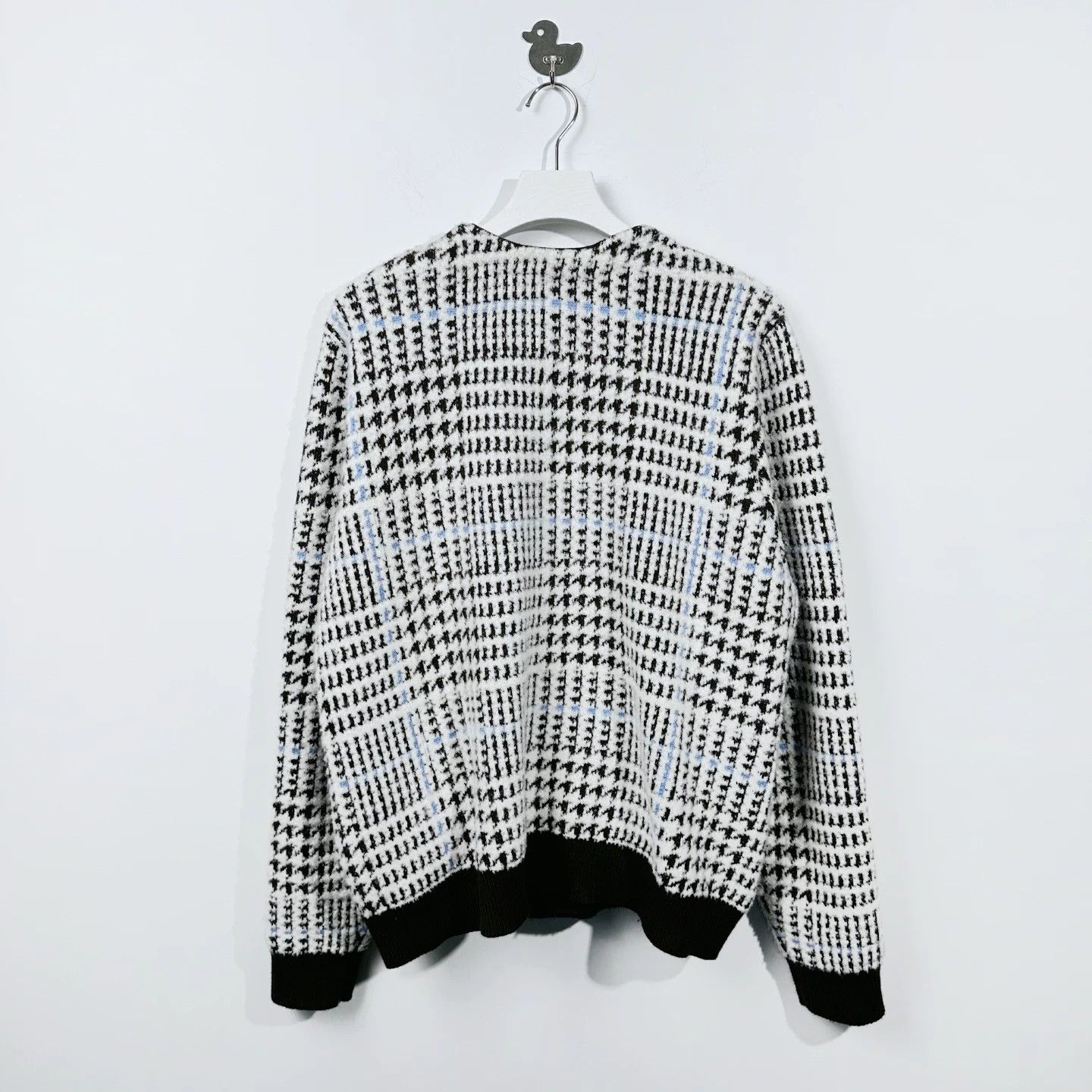 Louis Vuitton Louis Vuitton Houndstooth V-Neck Cardigan Size US XL / EU 56 / 4 - 2 Thumbnail