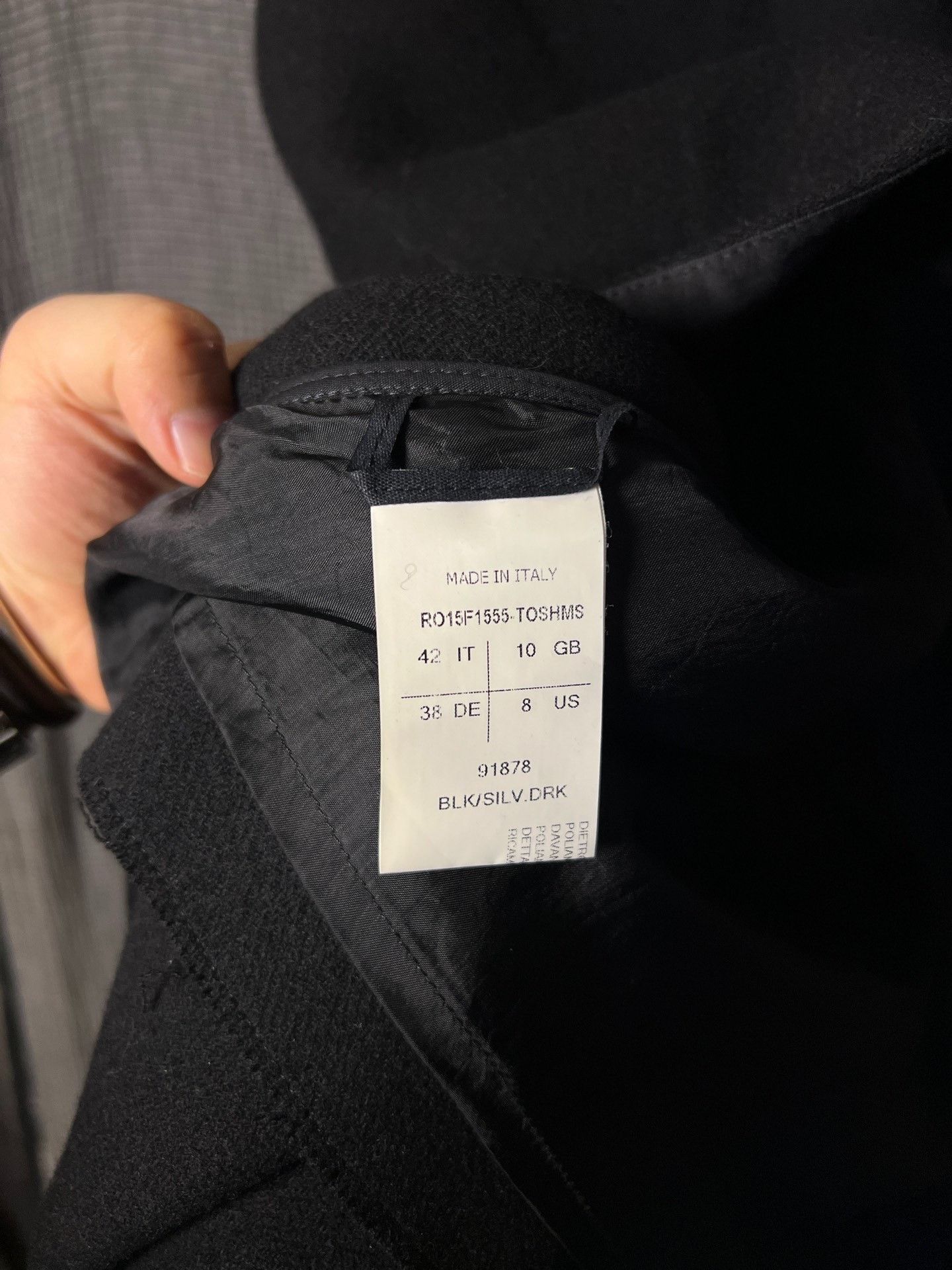 Rick Owens Rick Owens 15FW Sleeveless Wool Cape Size M / US 6-8 / IT 42-44 - 3 Thumbnail