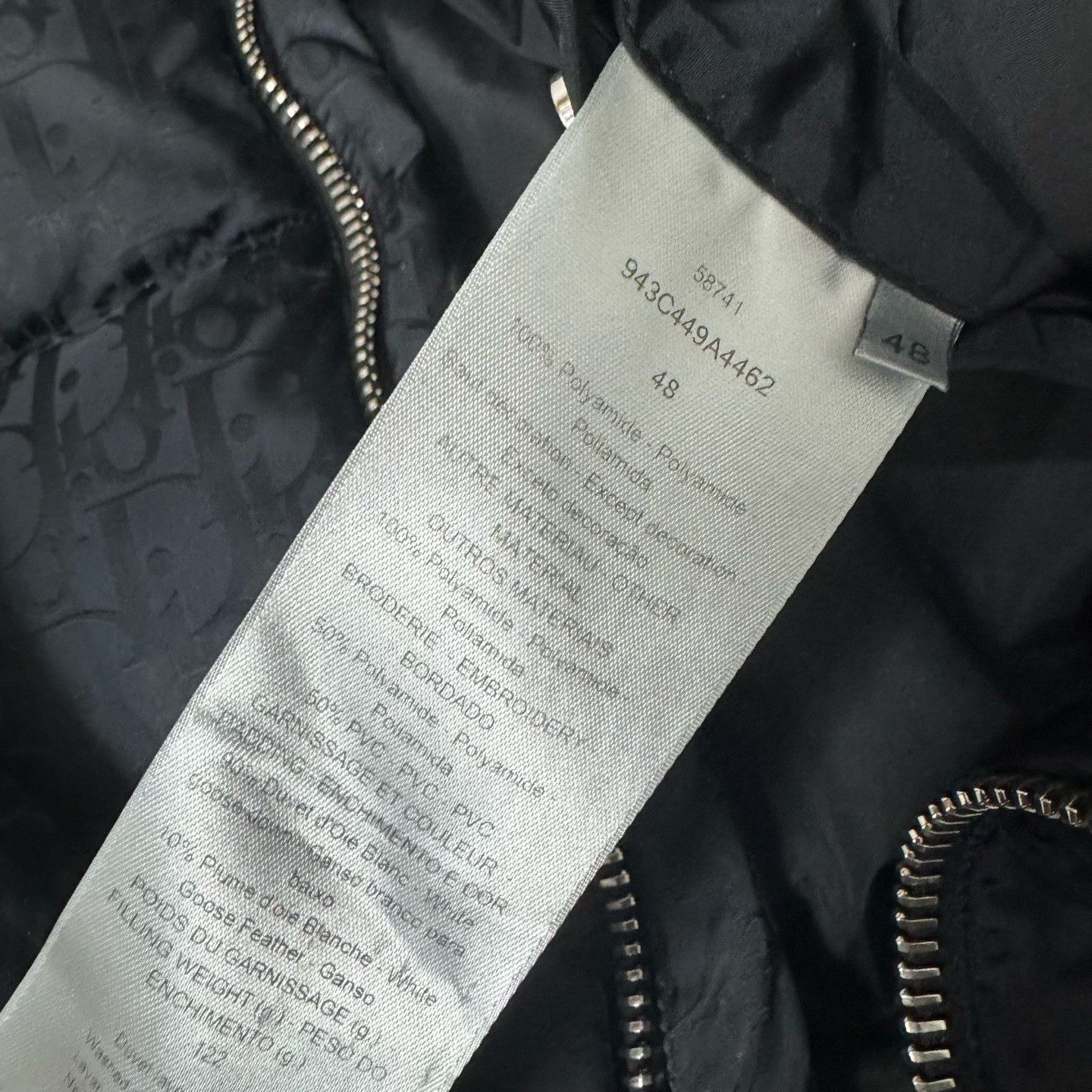 Dior Dior Full Logo Puffy Down Jacket Size US M / EU 48-50 / 2 - 4 Thumbnail