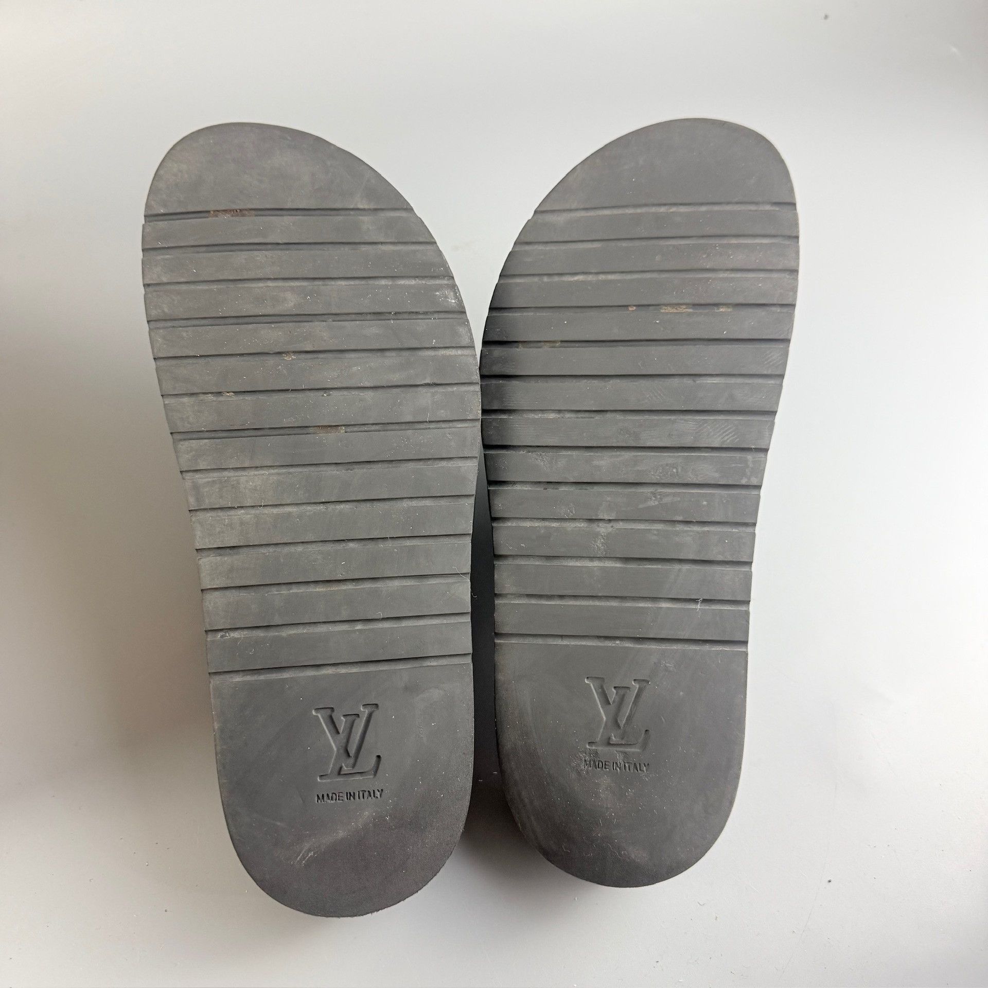 Louis Vuitton LV Black Monogram Velcro Slippers Size US 8 / EU 41 - 6 Thumbnail