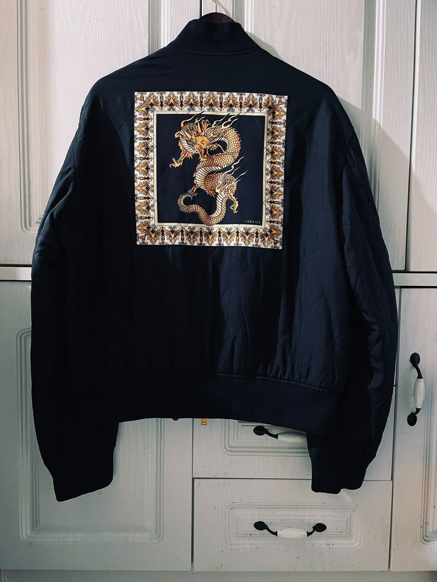Versace Versace Dragon Year Limited Silk Jacket Size US XXL / EU 58 / 5 - 2 Thumbnail