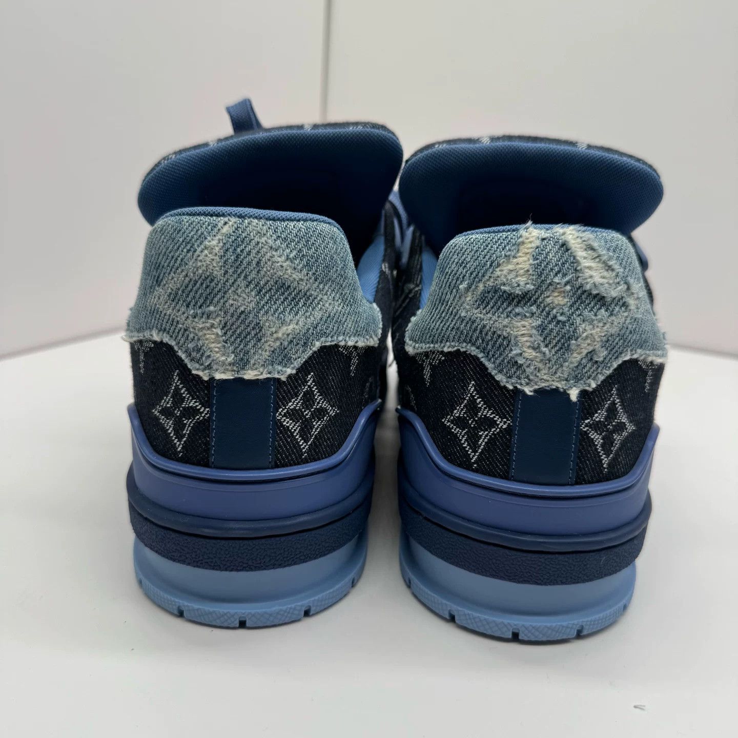 Louis Vuitton Louis Vuitton Denim Low-Top Sneakers Size US 9 / EU 42 - 5 Thumbnail