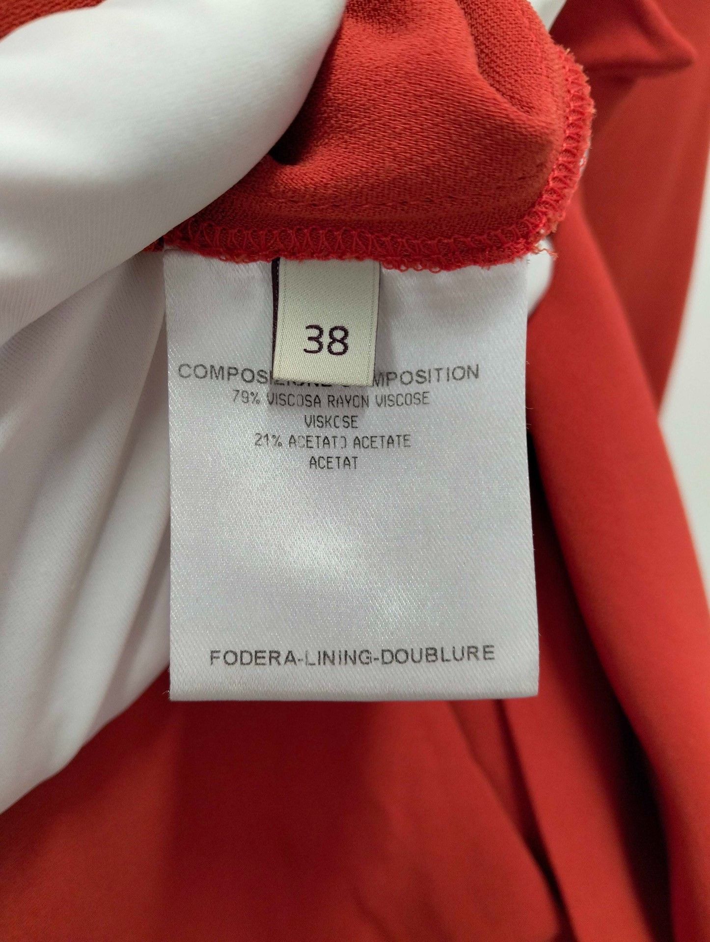 Stella McCartney STELL/McC RTNER Red Short-Sleeve Dress Size S / US 4 / IT 40 - 5 Thumbnail