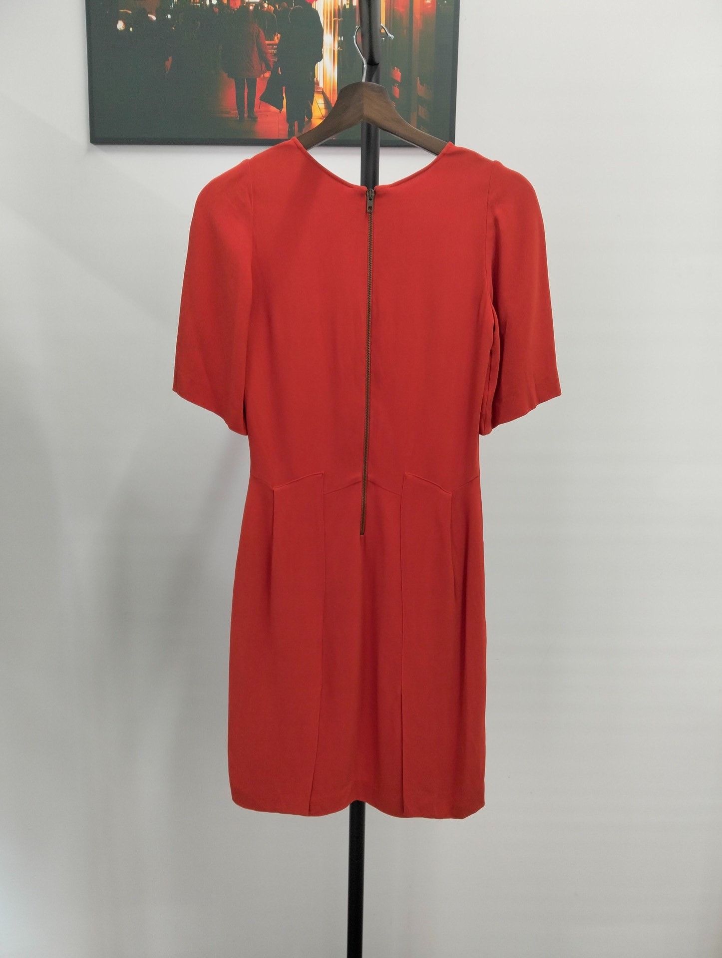 Stella McCartney STELL/McC RTNER Red Short-Sleeve Dress Size S / US 4 / IT 40 - 2 Thumbnail