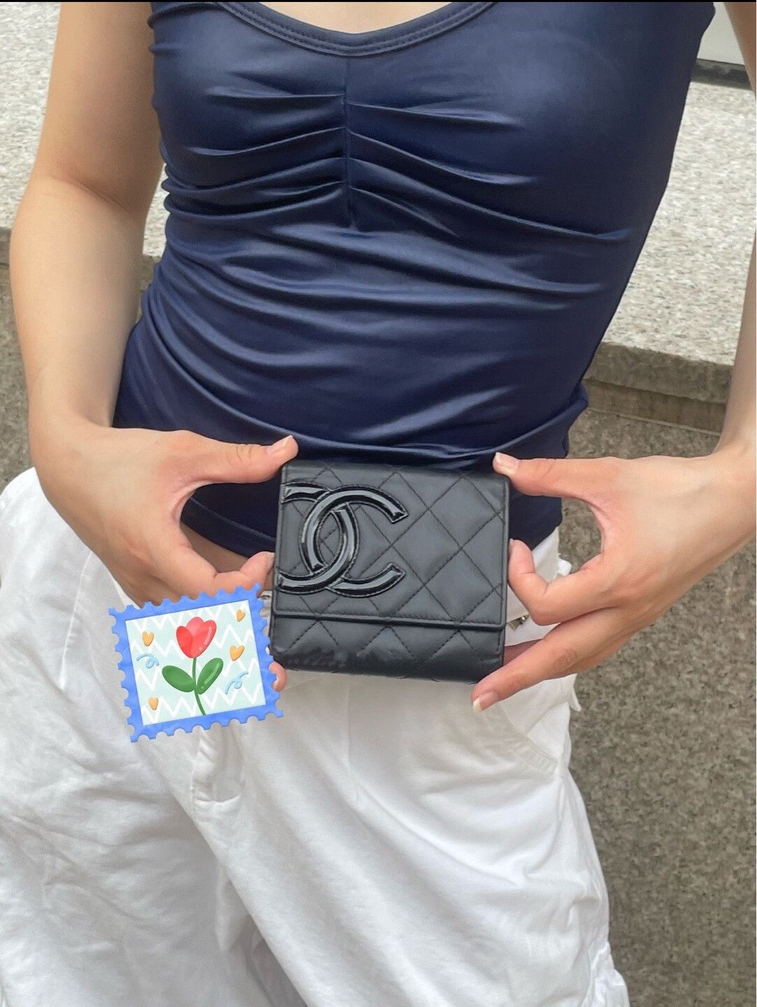 Chanel Chanel Quilted Wallet Pink Interior Size ONE SIZE - 4 Thumbnail