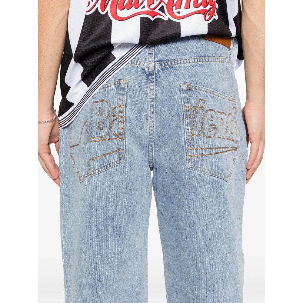 Badfriend Badfriend BLUE Denim - Regular & Straight-Leg Jeans Size US 32 / EU 48 - 2 Thumbnail