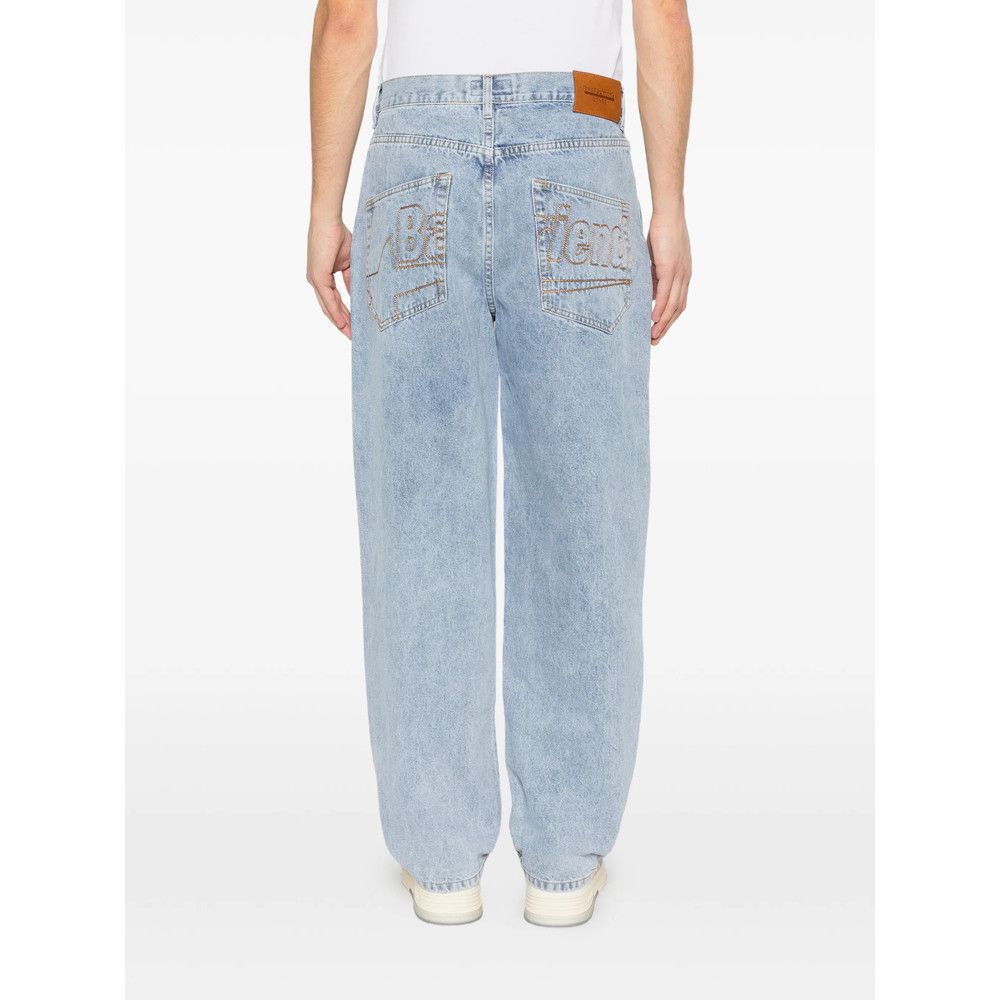 Badfriend Badfriend BLUE Denim - Regular & Straight-Leg Jeans Size US 34 / EU 50 - 4 Thumbnail