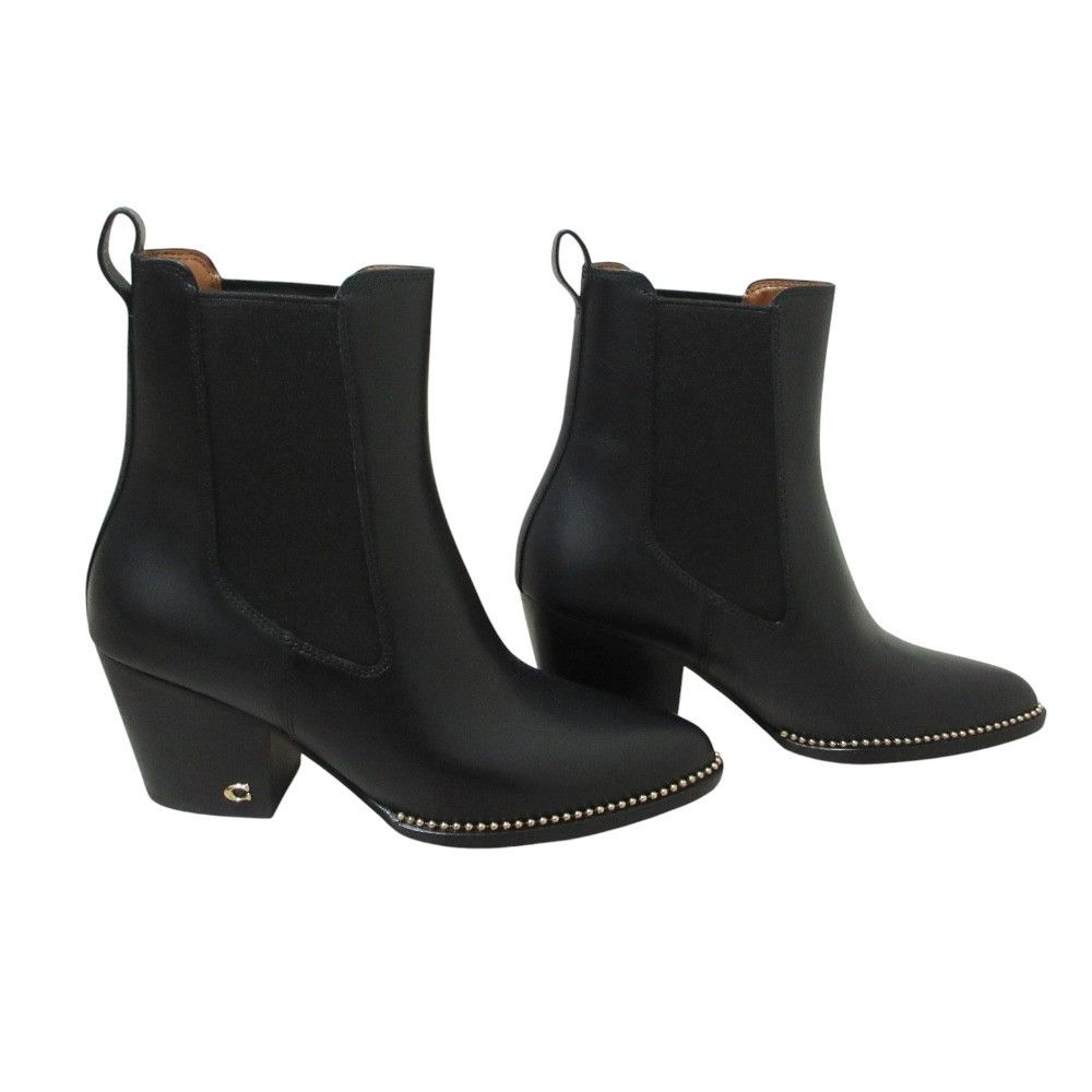 Coach Coach COACH Pia Bootie Boots Leather Shoes CC786 DUTY FREE for USA Size ONE SIZE - 2 Thumbnail