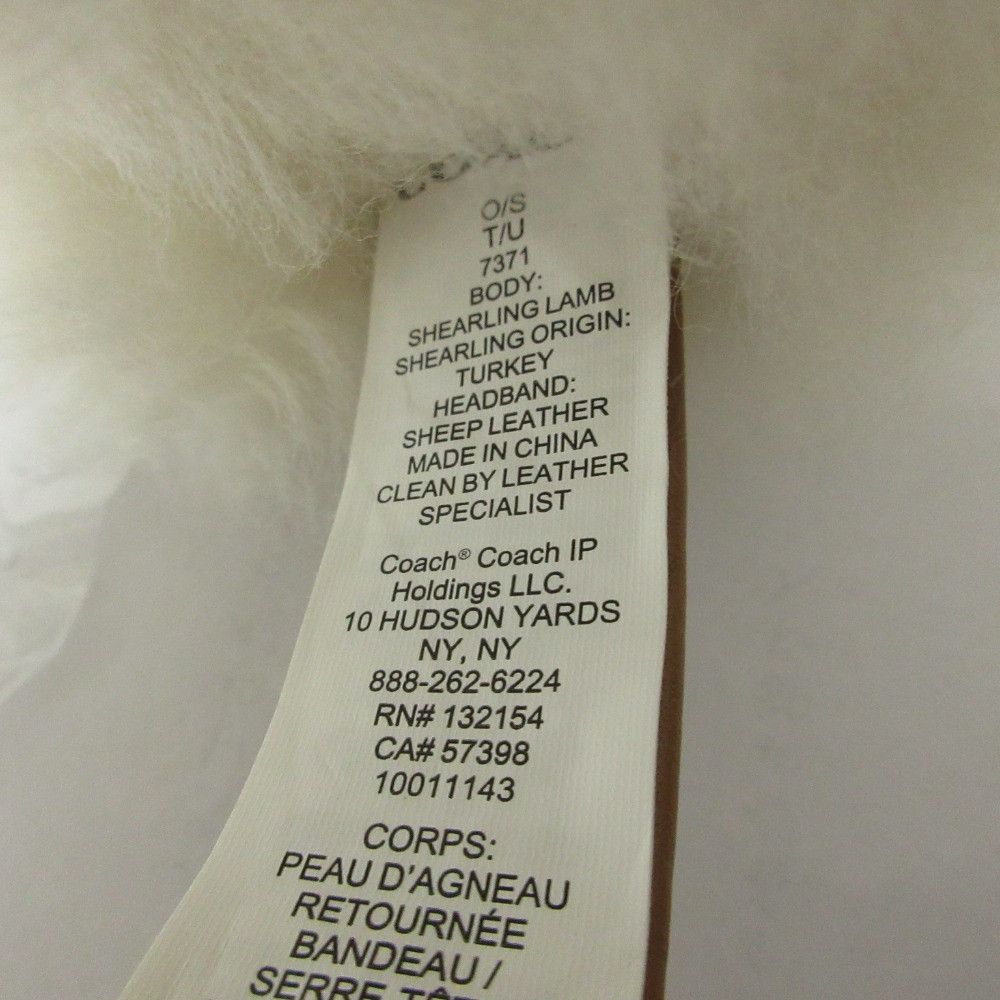 Coach Coach Coach Shearling Earmuff Fur Other 7371 DUTY FREE for USA Size ONE SIZE - 8 Thumbnail