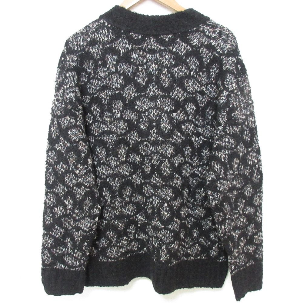 Coach Coach Coach Signature Wool Cardigan Textile Tops CD486 DUTY FREE for USA Size ONE SIZE - 2 Thumbnail