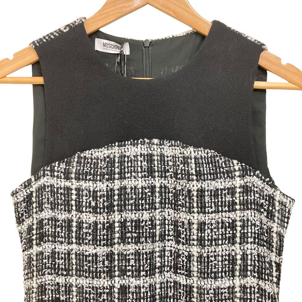 Moschino Moschino Moschino Cheap and Chic Tweed Sleeveless Dress Textile Dresses DUTY FREE for USA Size ONE SIZE - 4 Thumbnail
