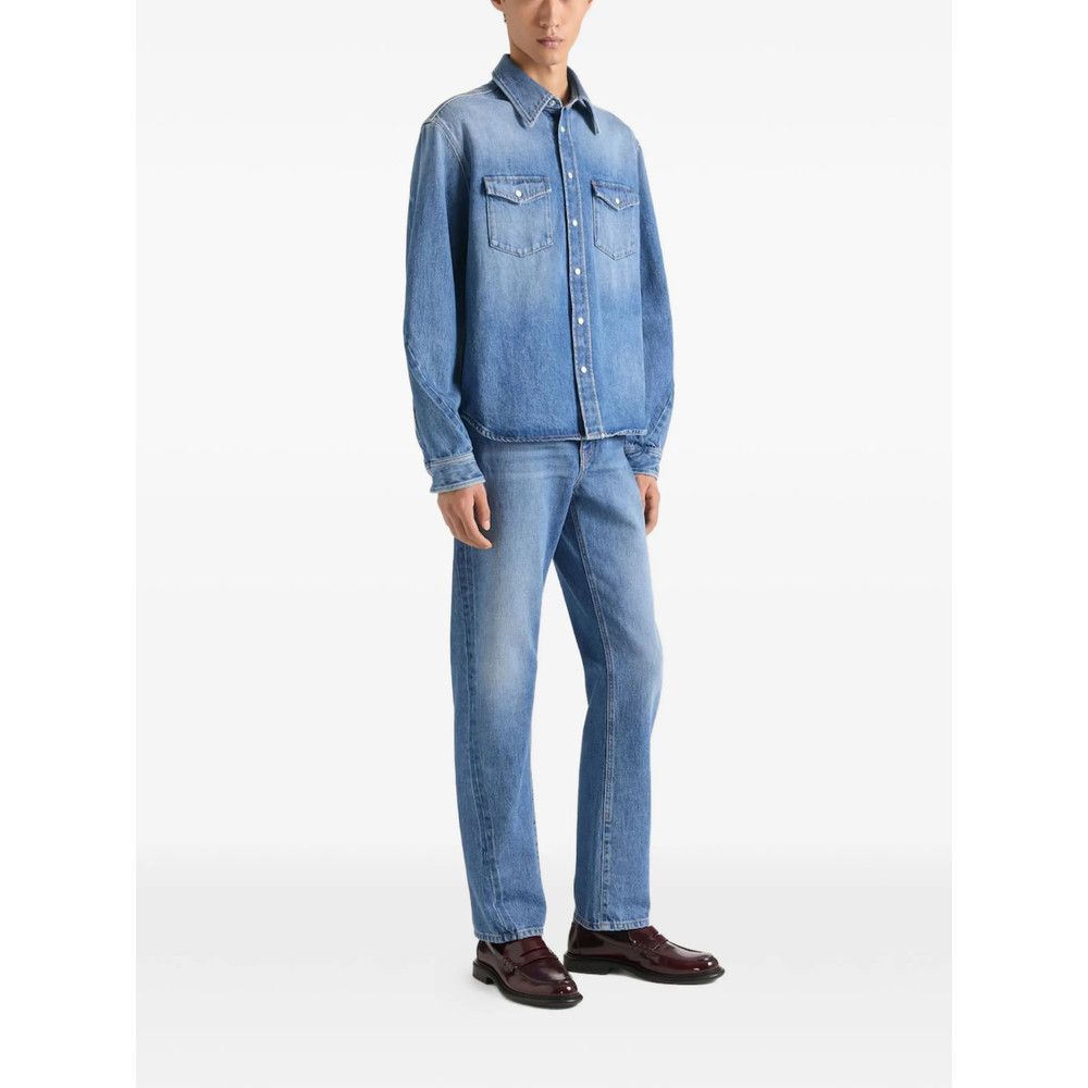 Givenchy Givenchy BLUE Shirts Size US XL / EU 56 / 4 - 2 Thumbnail