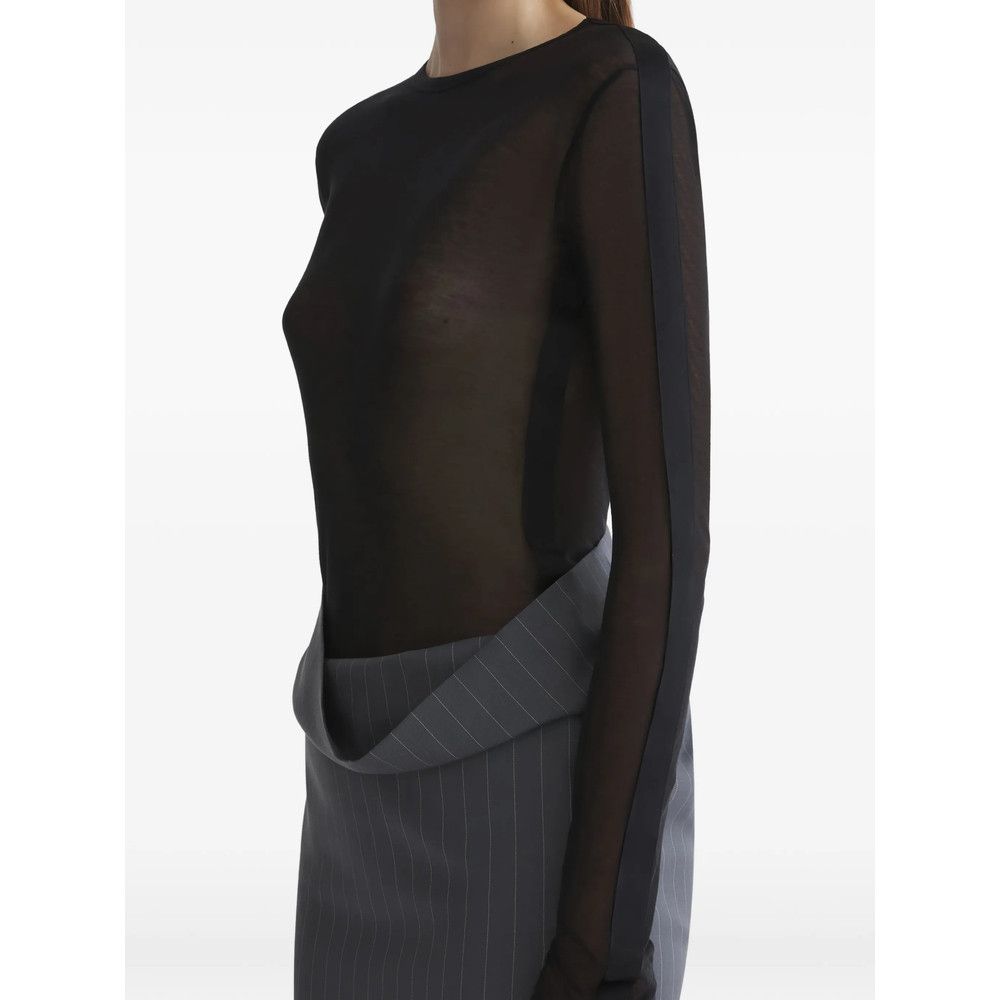 Mugler Mugler BLACK Tops - T-shirts & Jerseys Size XS / US 0-2 / IT 36-38 - 2 Thumbnail