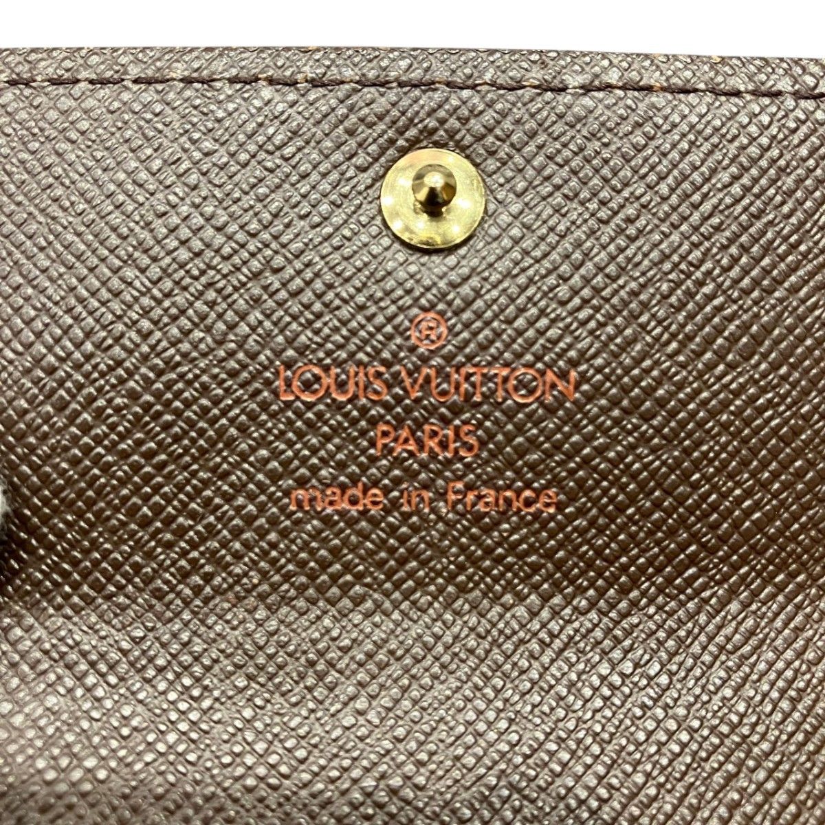 Louis Vuitton Louis Vuitton Louis Vuitton Damier Ebene Coin Case Textile Coin Case N61930 DUTY FREE for USA Size ONE SIZE - 4 Thumbnail