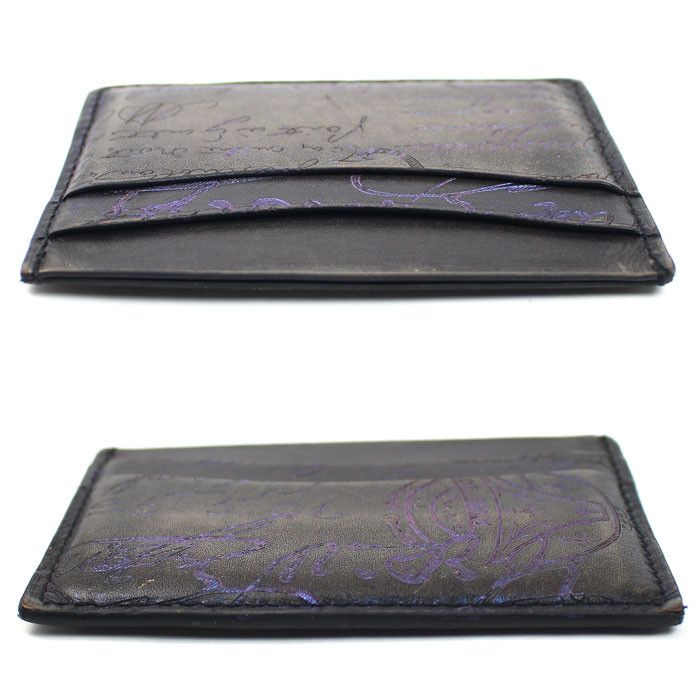 Berluti Berluti Berluti Calligraphy Bamboo Neo Venezia Calf Leather Card Case Leather Card Case DUTY FREE for USA Size ONE SIZE - 3 Thumbnail