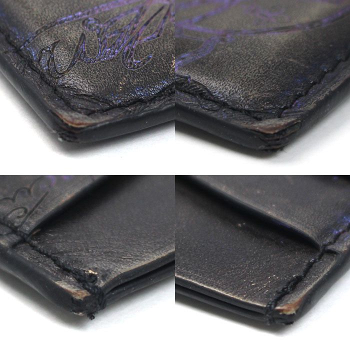Berluti Berluti Berluti Calligraphy Bamboo Neo Venezia Calf Leather Card Case Leather Card Case DUTY FREE for USA Size ONE SIZE - 4 Thumbnail