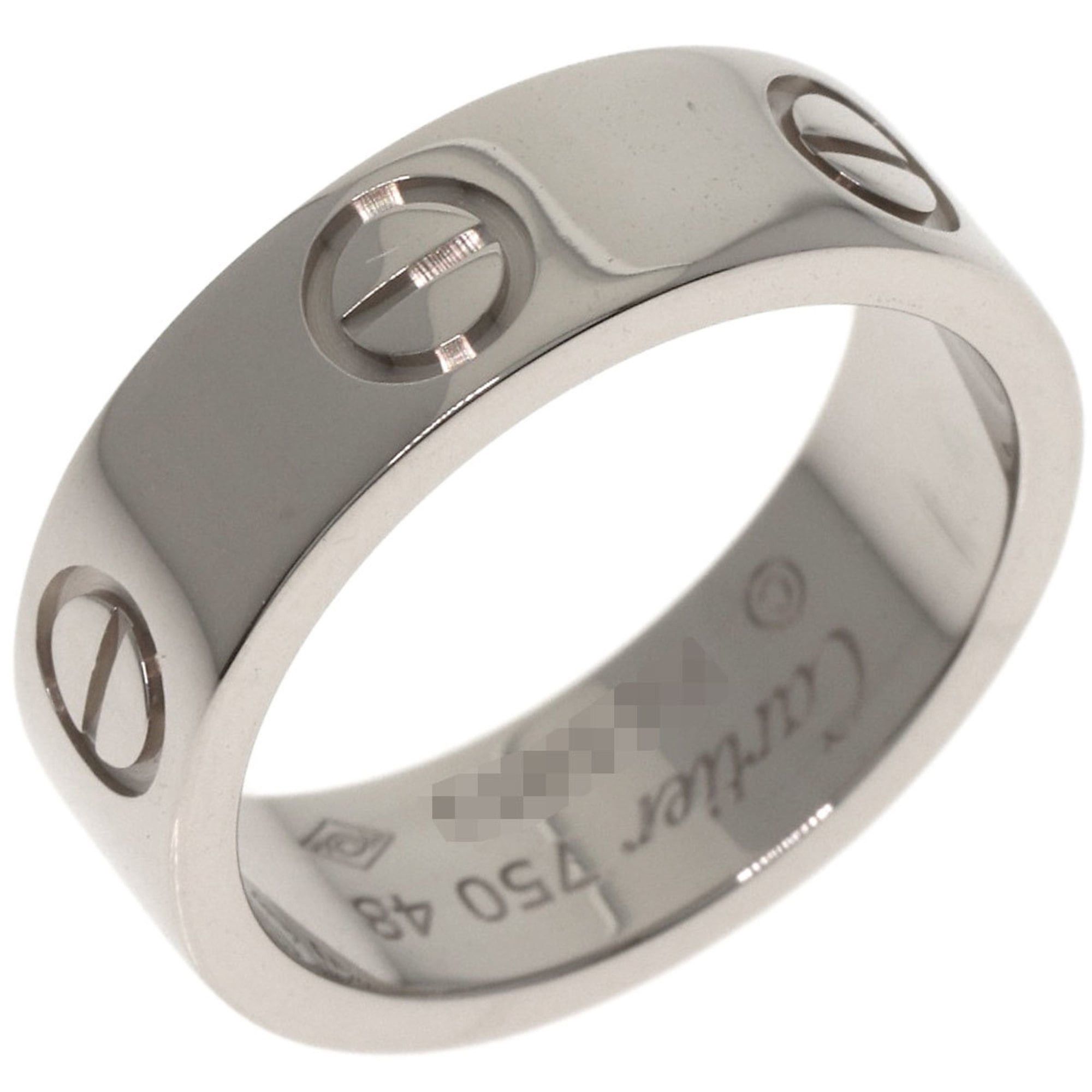 Cartier Cartier Love Ring #48 18K White Gold Women's Size ONE SIZE - 2 Thumbnail