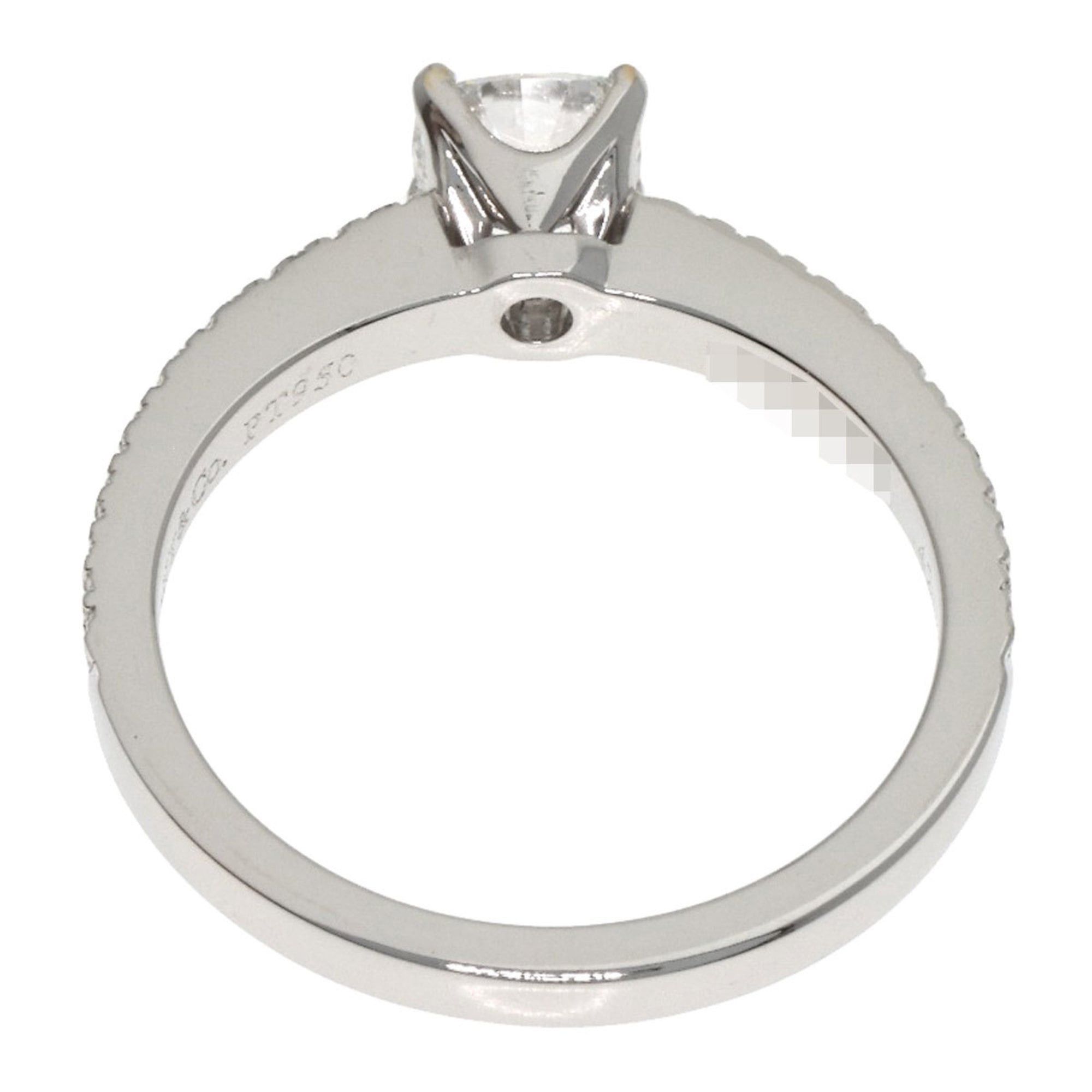 Tiffany & Co. Tiffany & Co. Solitaire Diamond Ring in Platinum PT950 for Women. Size ONE SIZE - 4 Thumbnail