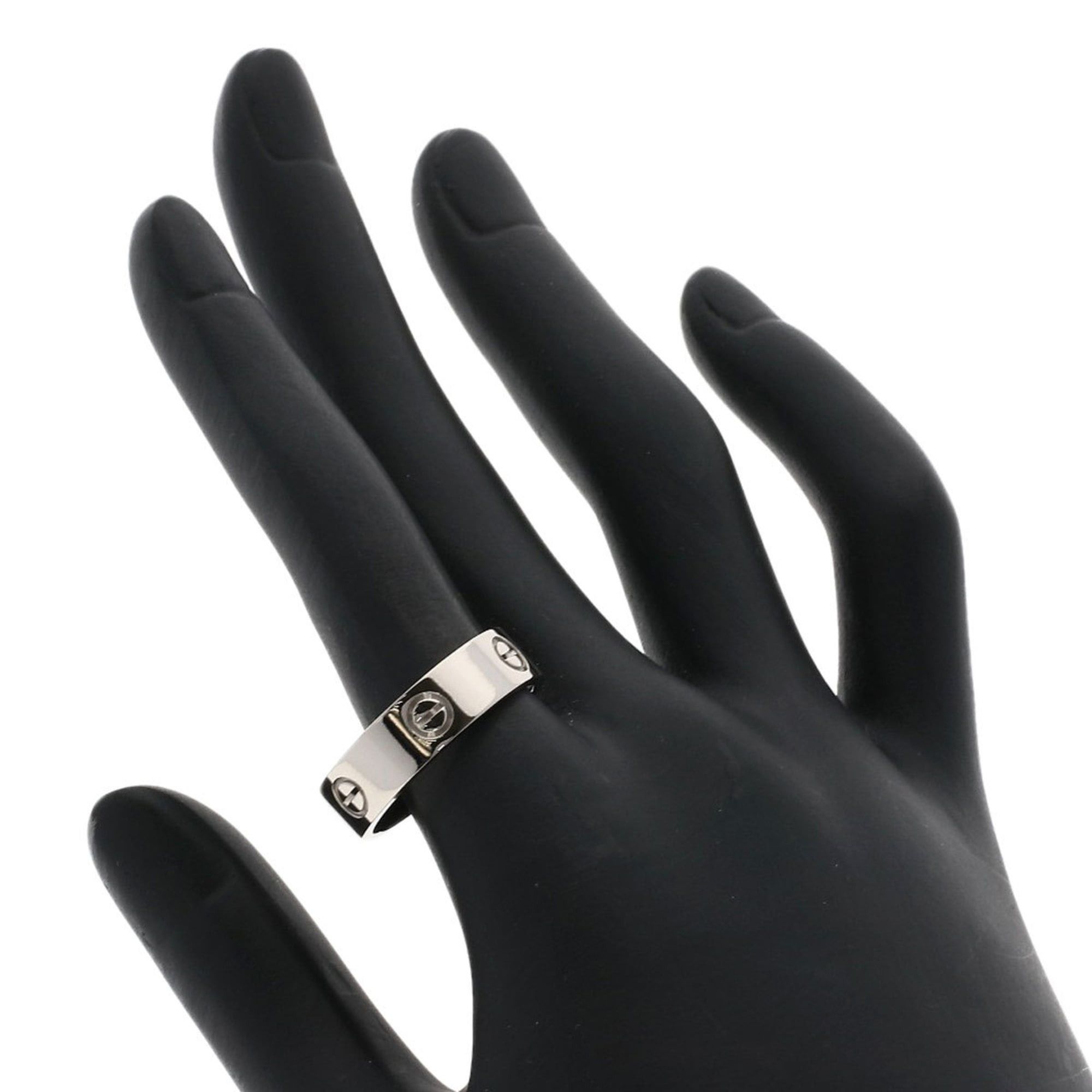 Cartier Cartier Love Ring #59 18K White Gold Women's Size ONE SIZE - 5 Thumbnail