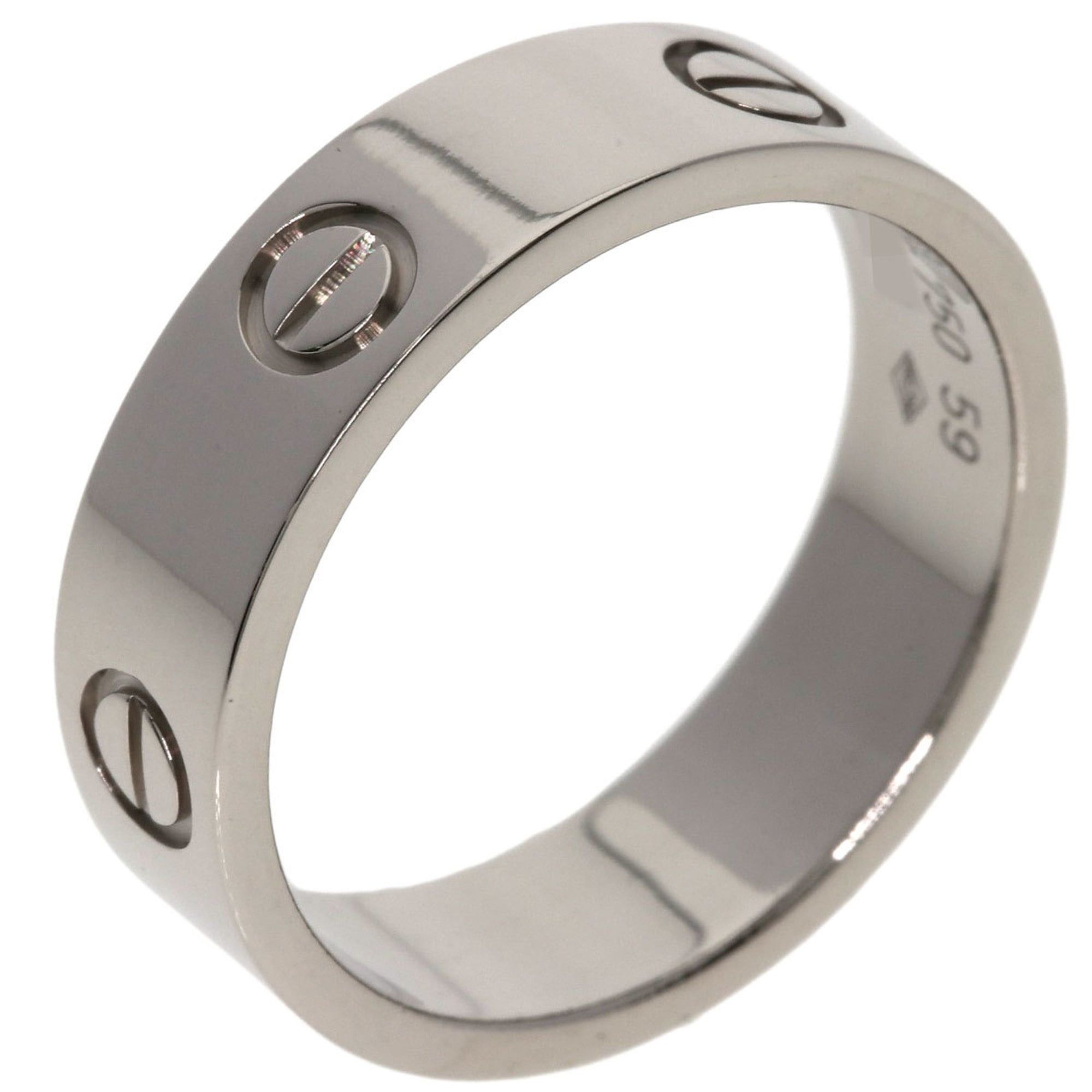 Cartier Cartier Love Ring #59 18K White Gold Women's Size ONE SIZE - 2 Thumbnail