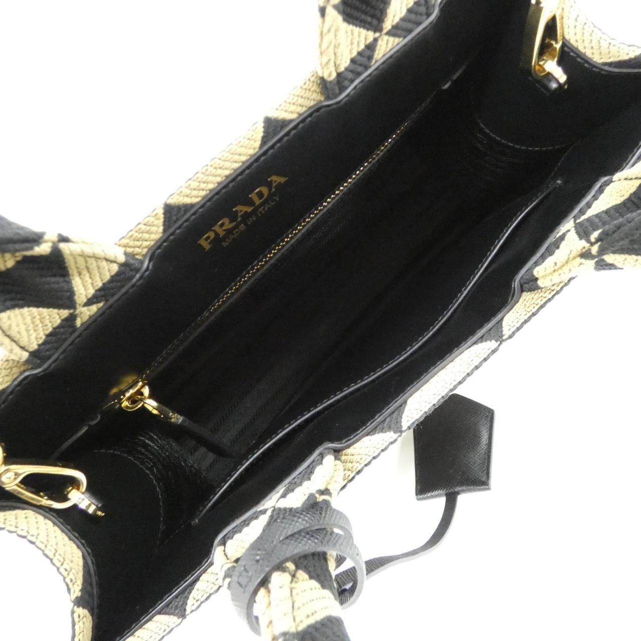 Prada Prada Prada 1BA354 TRIANGOLO JACQUARD Bag Textile Crossbody Bag 1BA354 DUTY FREE for USA Size ONE SIZE - 7 Thumbnail