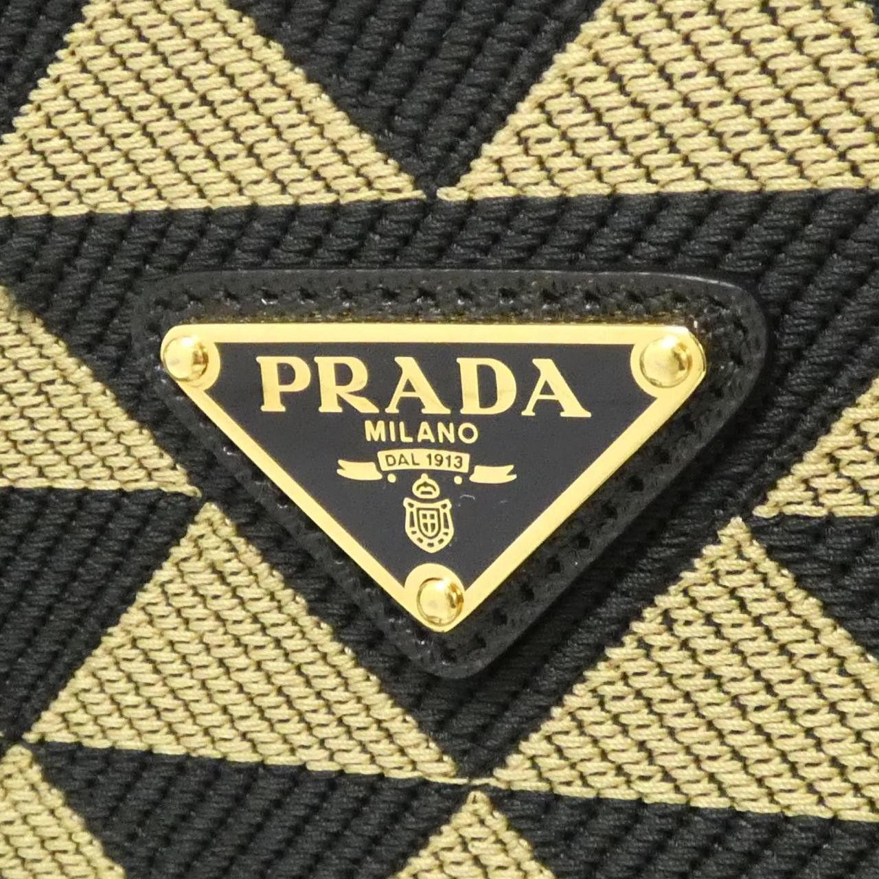 Prada Prada Prada 1BA354 TRIANGOLO JACQUARD Bag Textile Crossbody Bag 1BA354 DUTY FREE for USA Size ONE SIZE - 4 Thumbnail