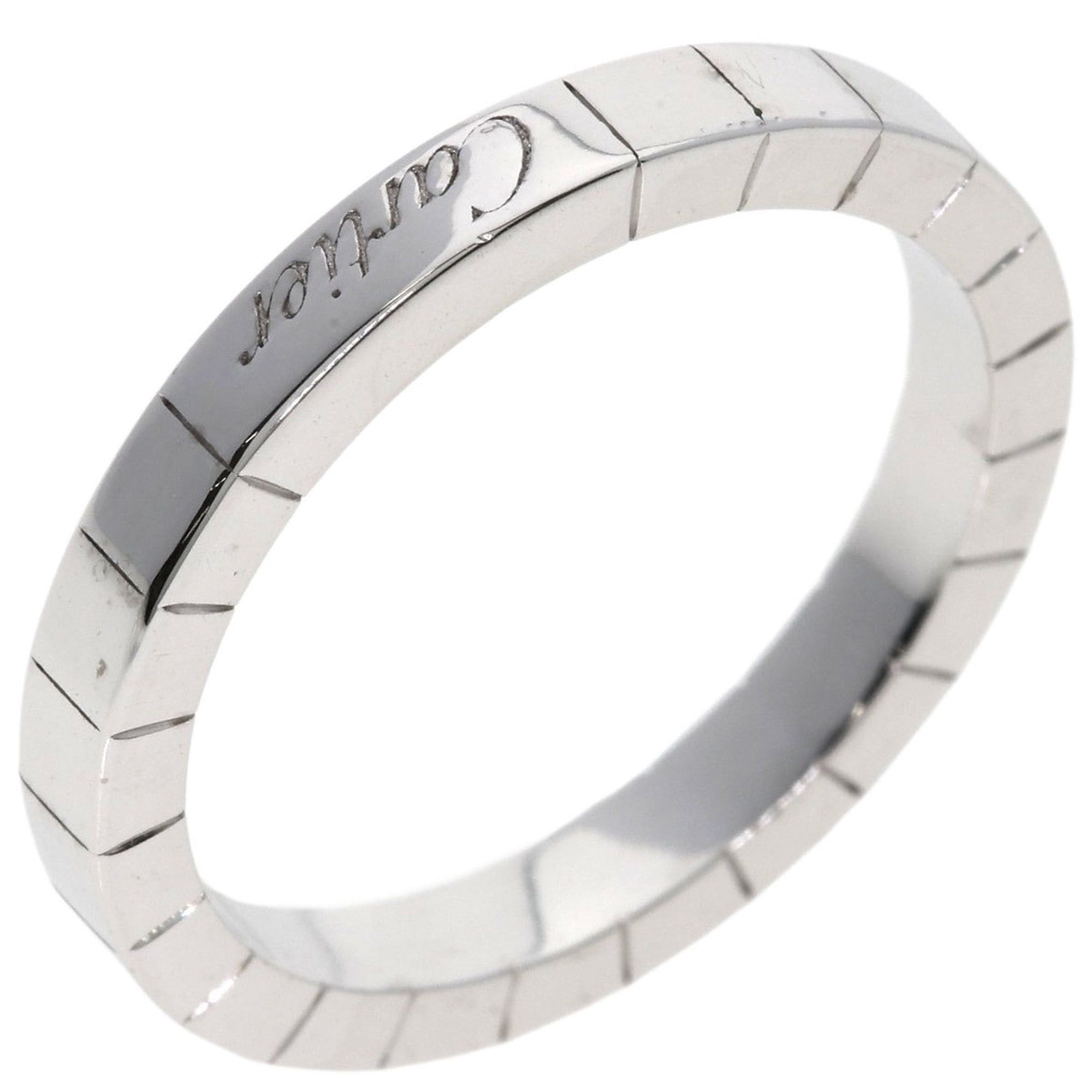 Cartier Lanier #60 Ring, 18K White Gold, Women's, CARTIER